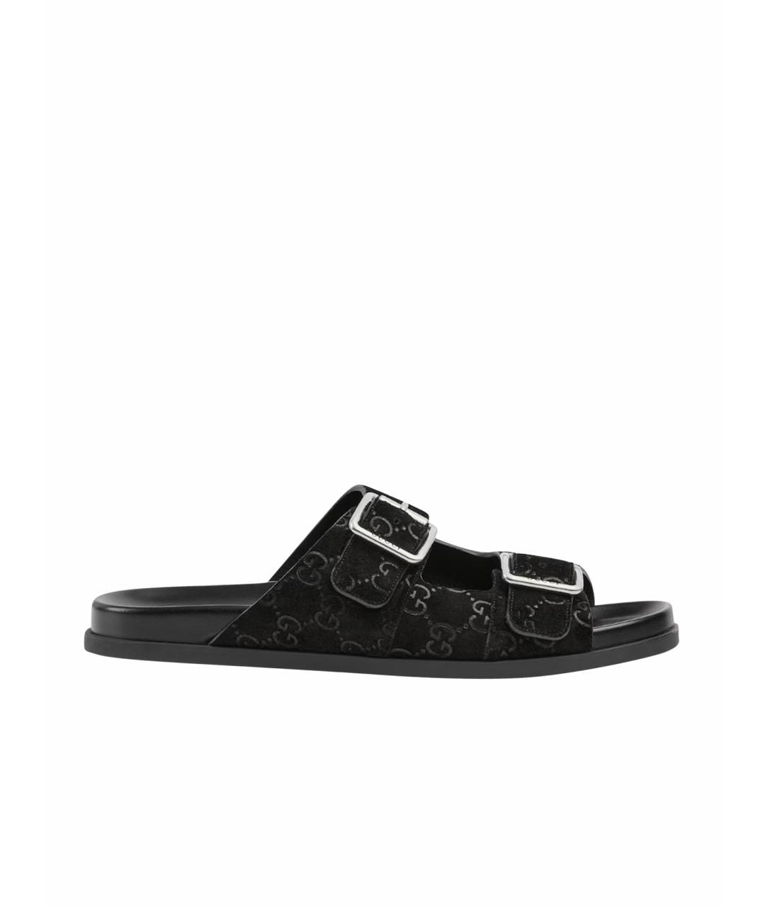 GUCCI Черные сандалии, фото 1