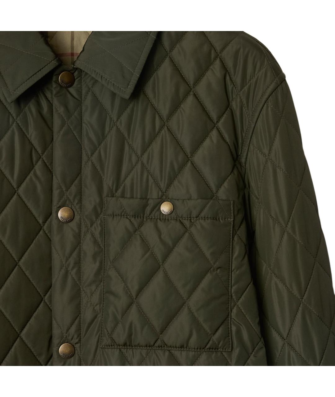 BURBERRY Хаки куртка, фото 5