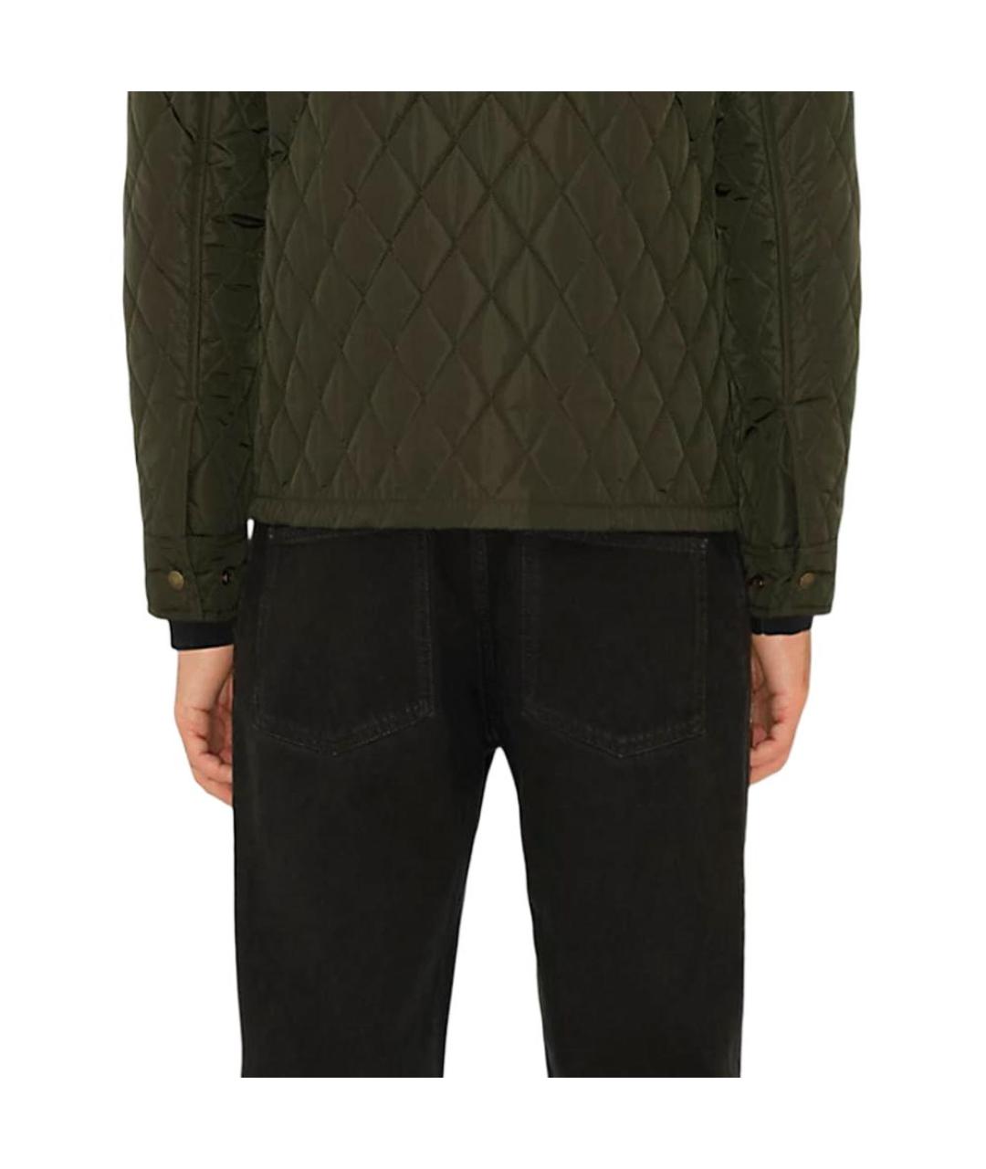BURBERRY Хаки куртка, фото 6
