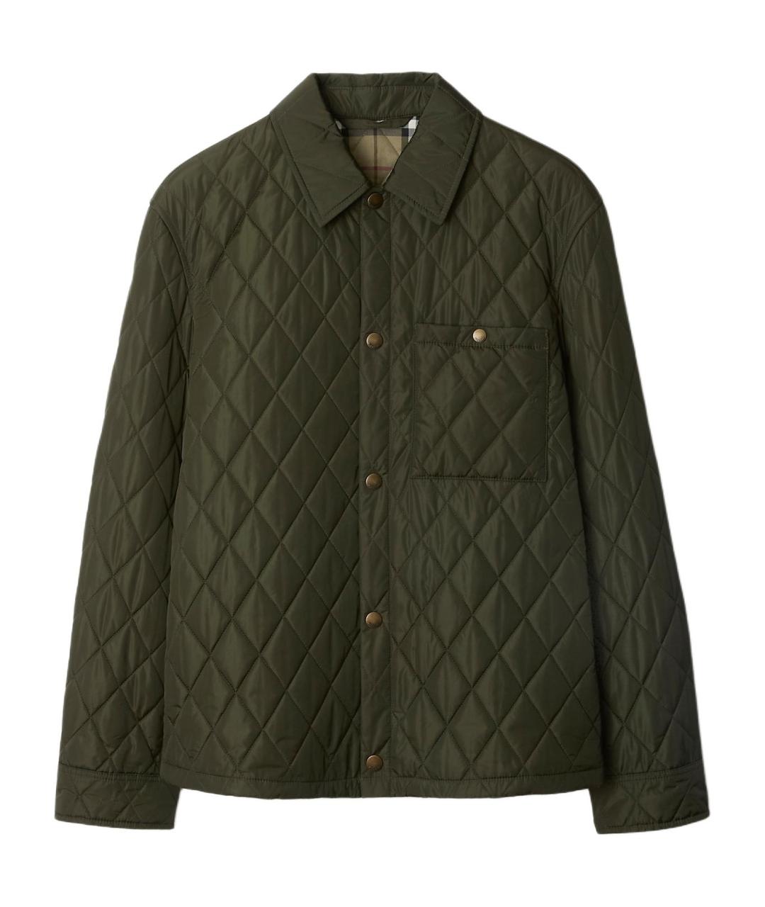 BURBERRY Хаки куртка, фото 1