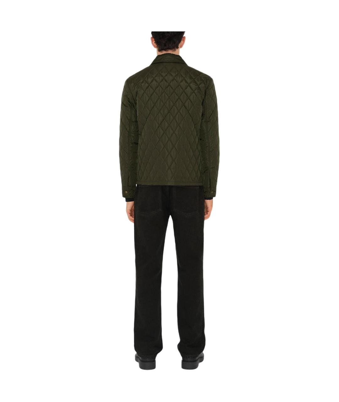BURBERRY Хаки куртка, фото 3