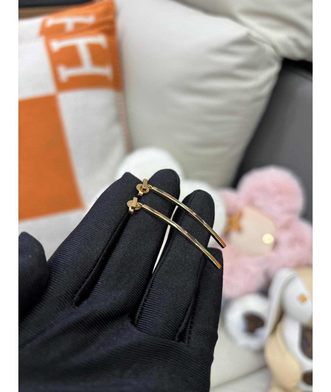 TIFFANY&CO Розовые серьги из розового золота, фото 3