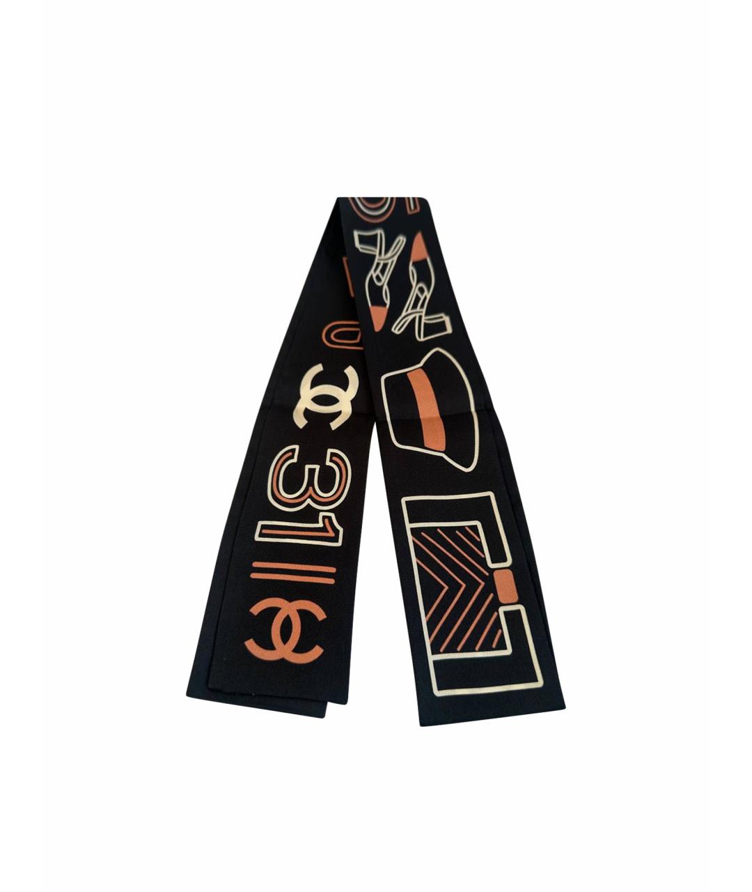 CHANEL Мульти шелковый платок, фото 1