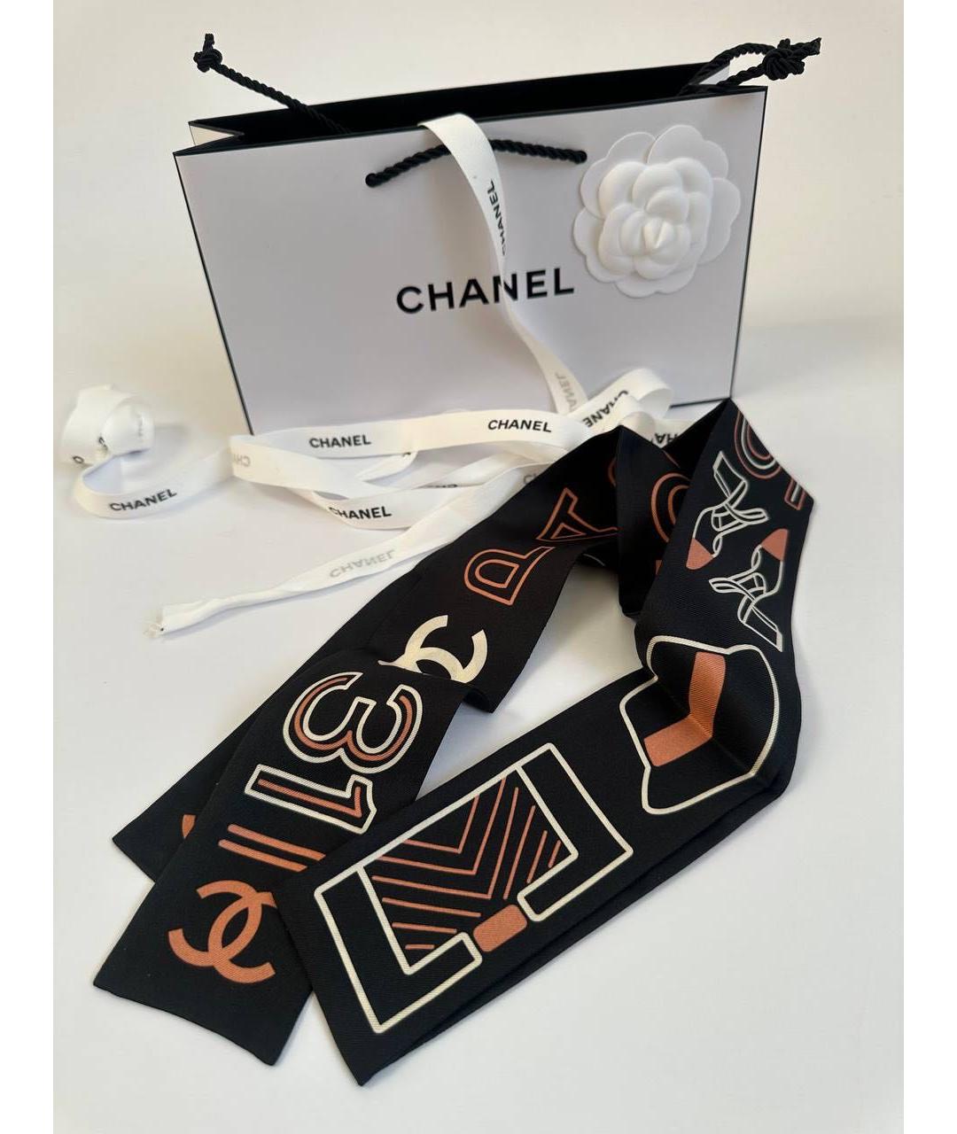 CHANEL Мульти шелковый платок, фото 2