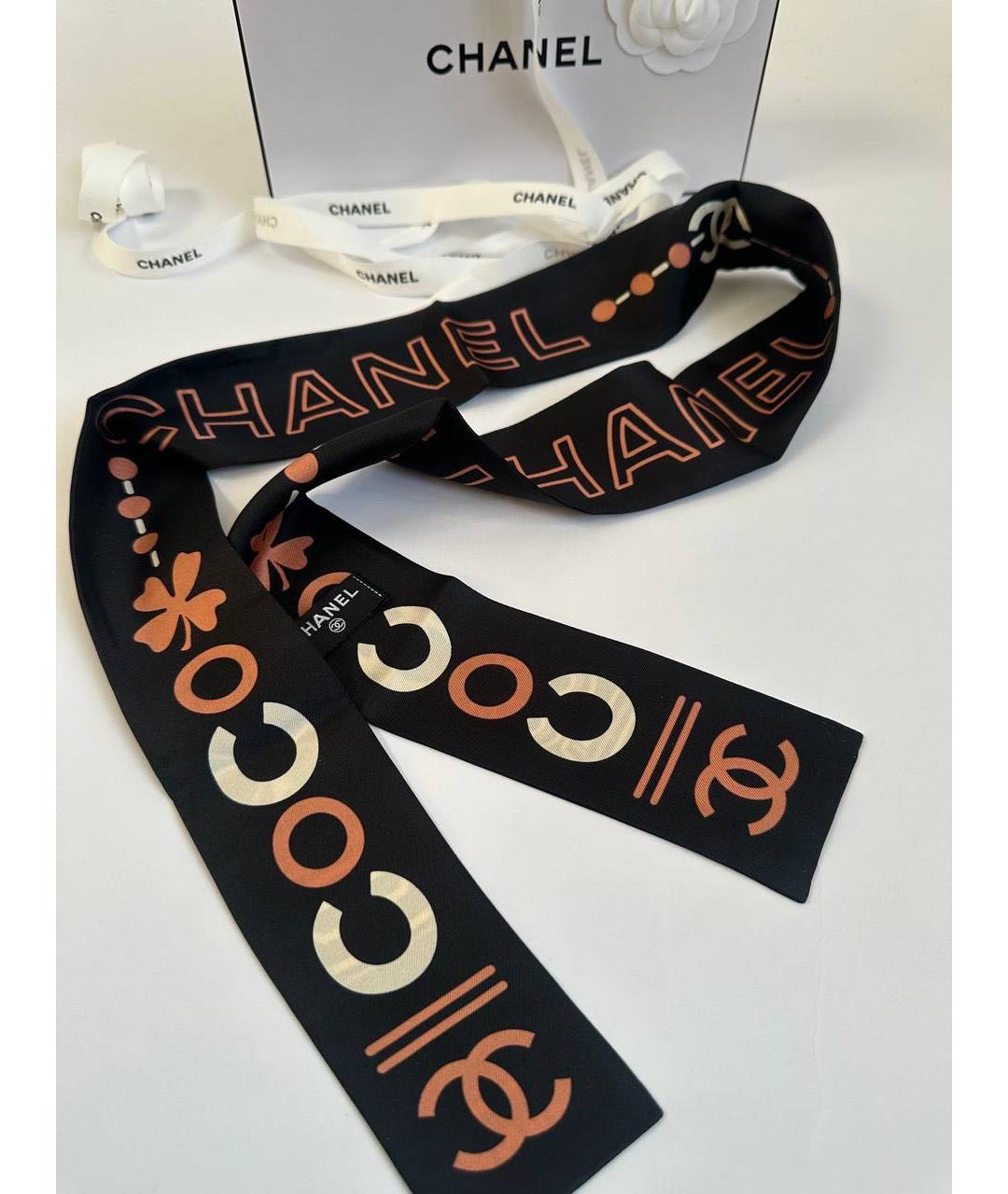 CHANEL Мульти шелковый платок, фото 3