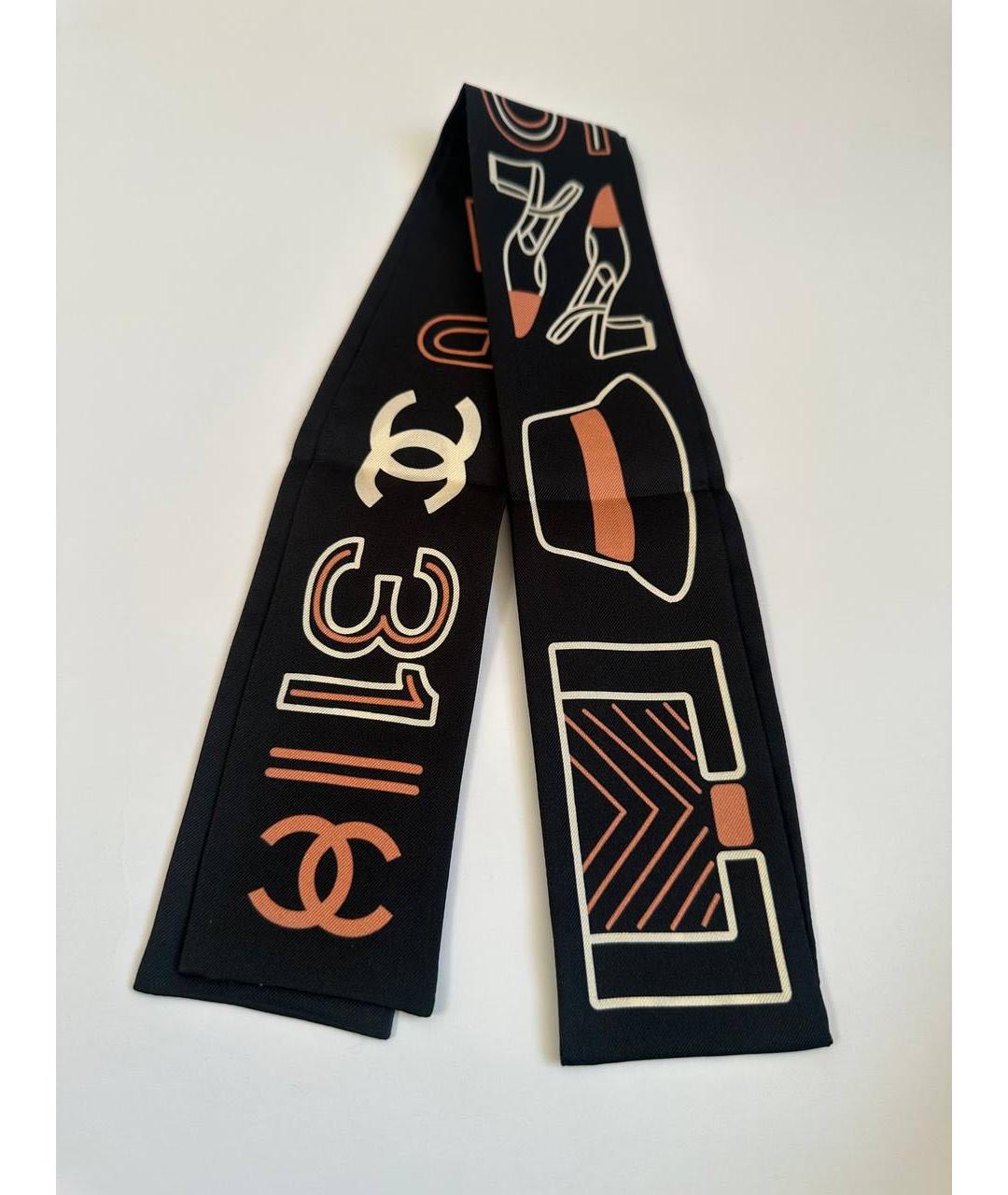 CHANEL Мульти шелковый платок, фото 4
