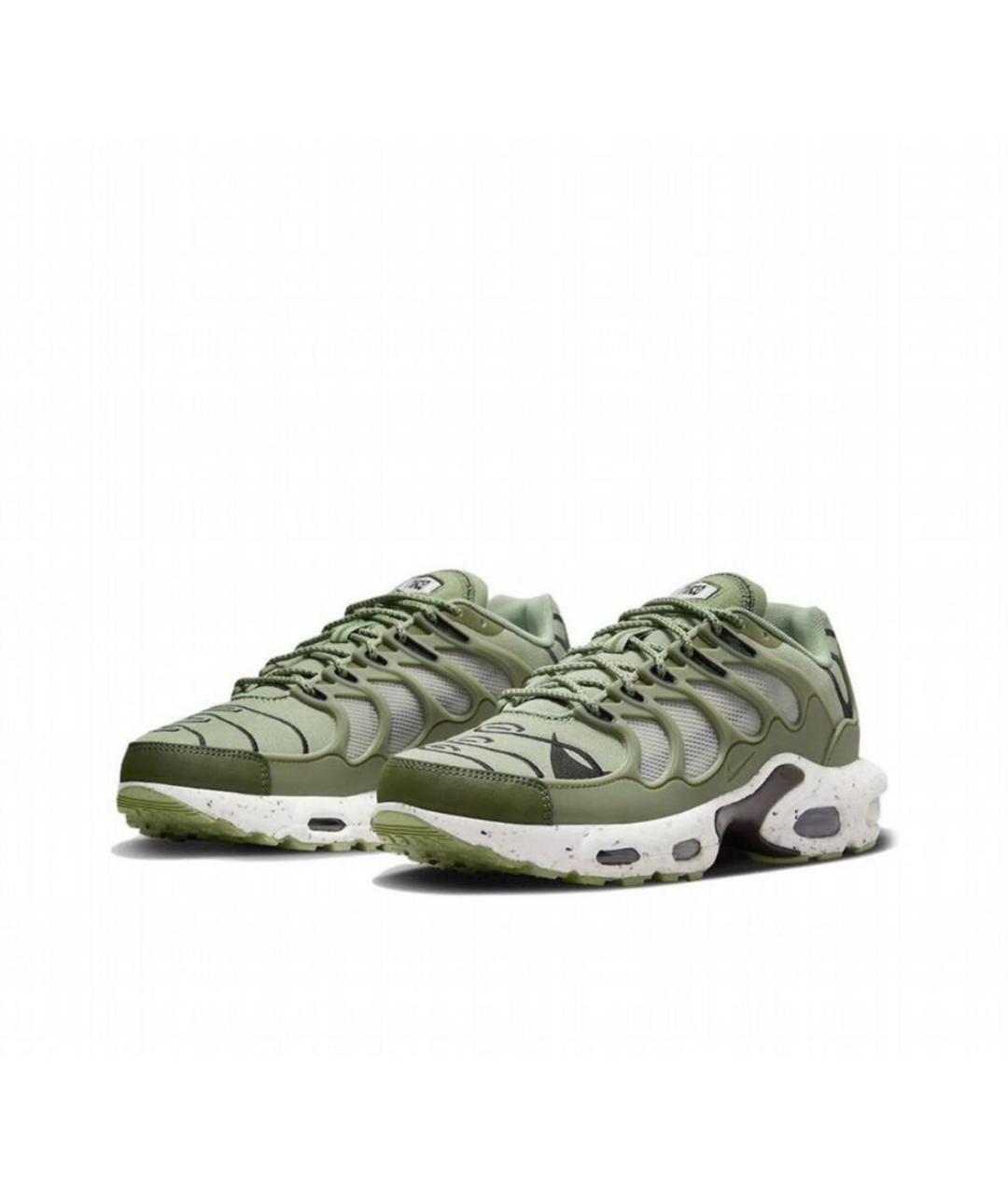 NIKE Зеленые низкие кроссовки / кеды, фото 2