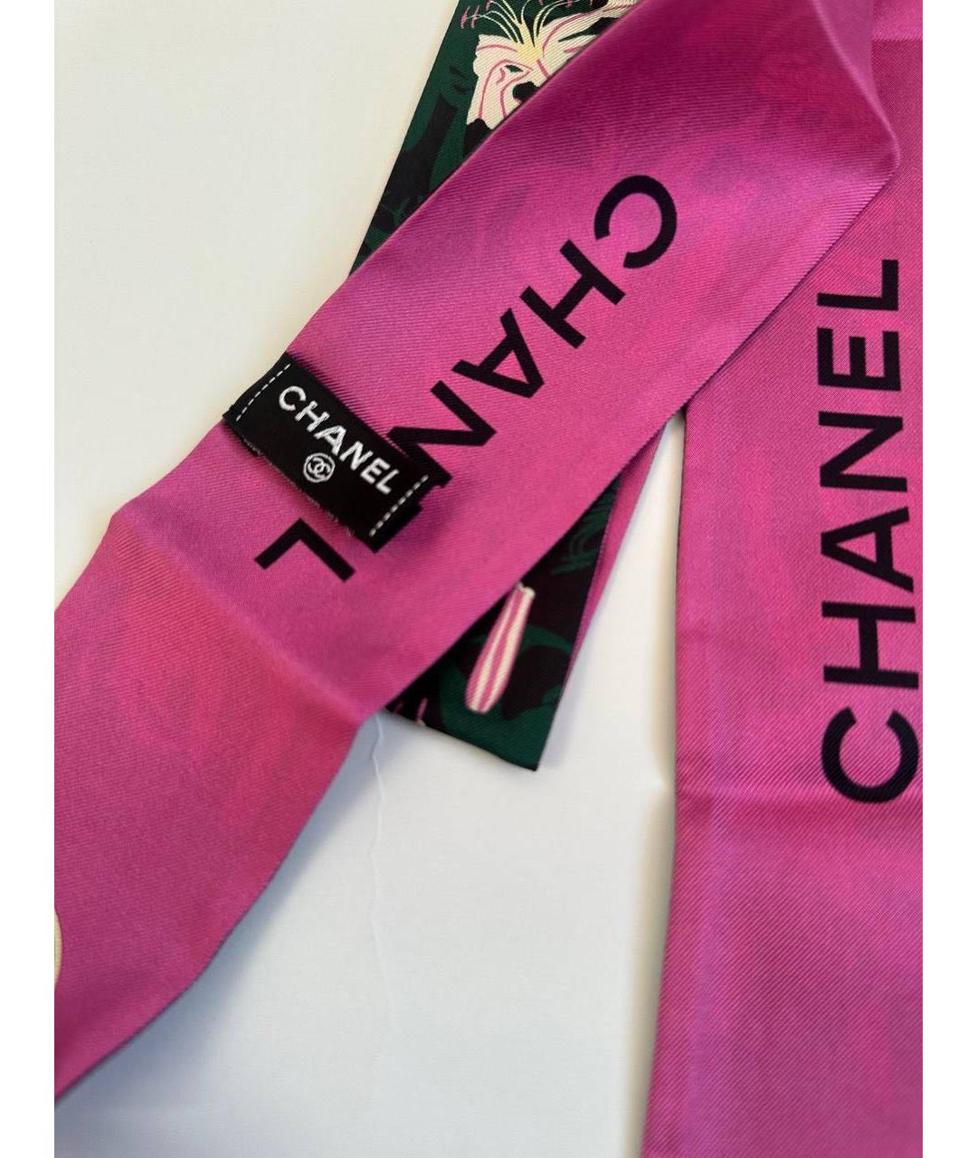 CHANEL Мульти шелковый платок, фото 3