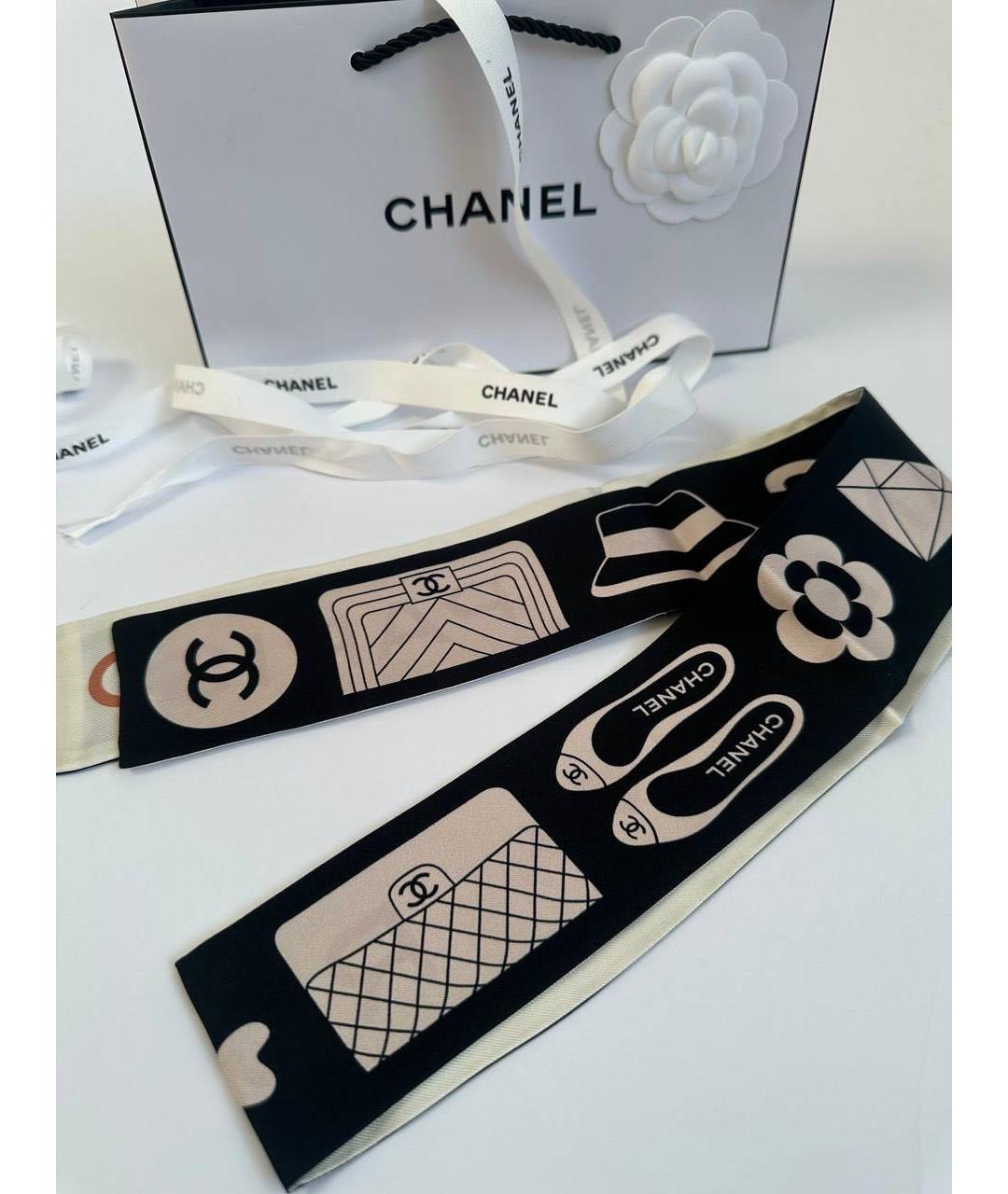 CHANEL Мульти шелковый платок, фото 3