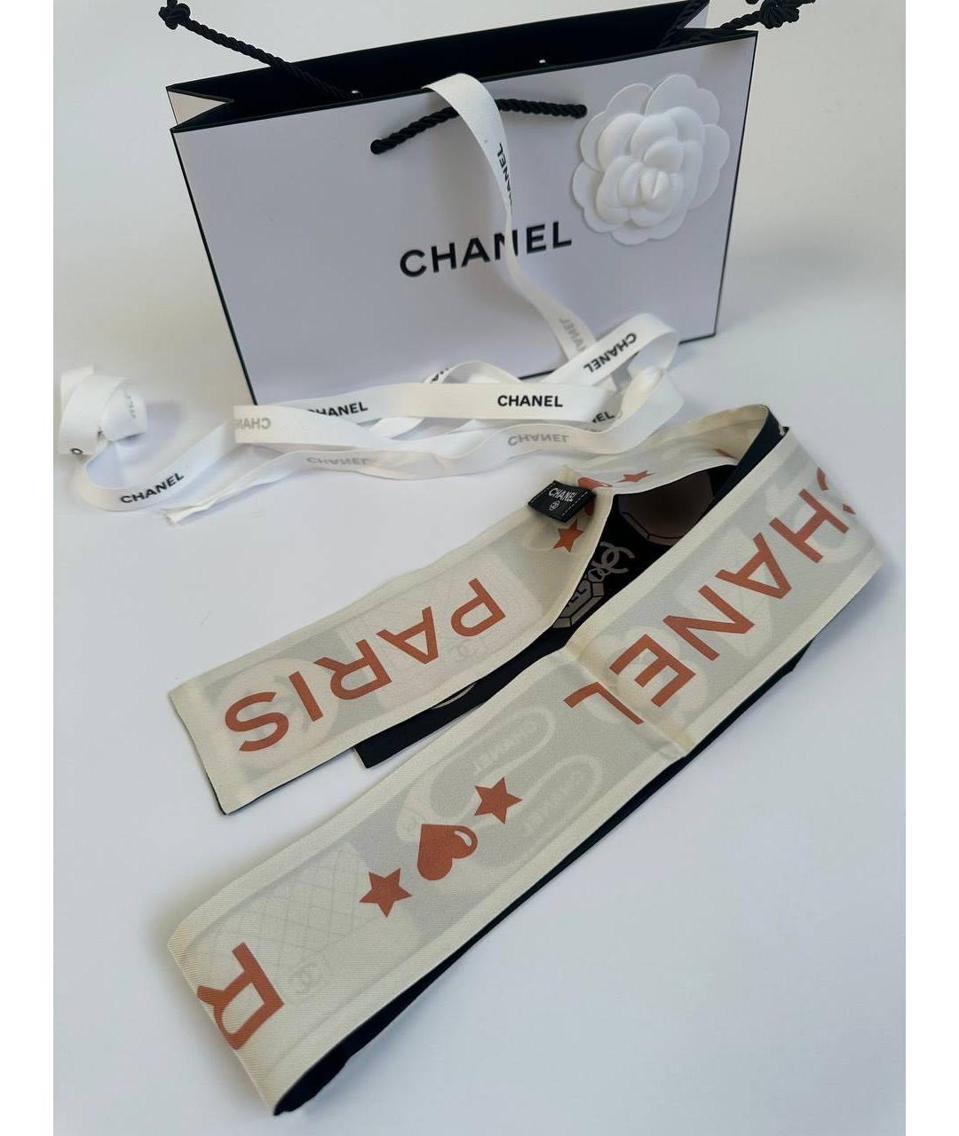 CHANEL Мульти шелковый платок, фото 2