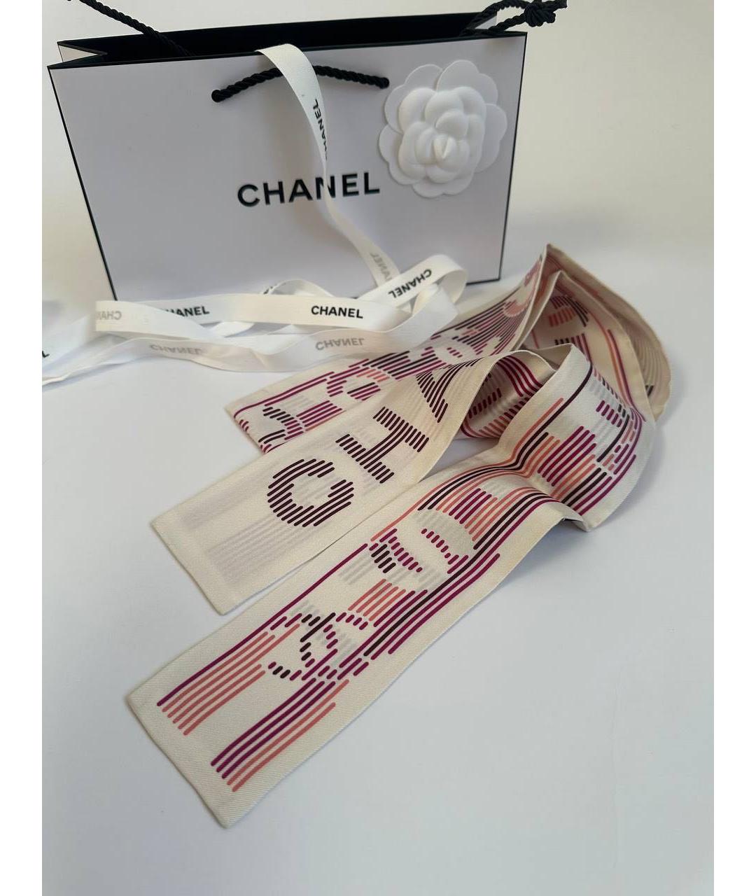 CHANEL Мульти шелковый платок, фото 4