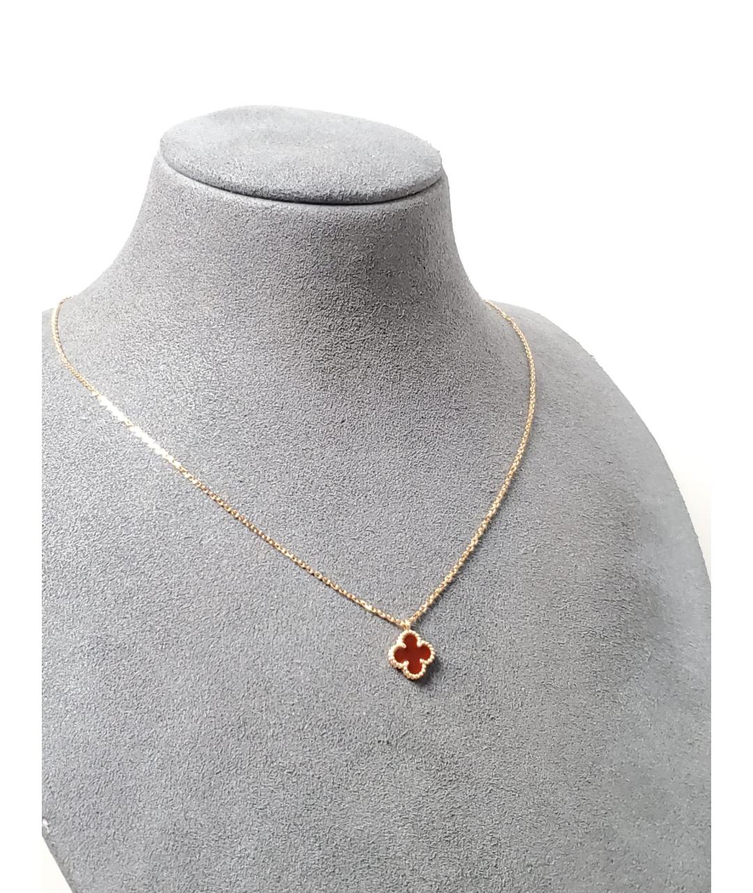 VAN CLEEF & ARPELS Красная подвеска из розового золота, фото 5