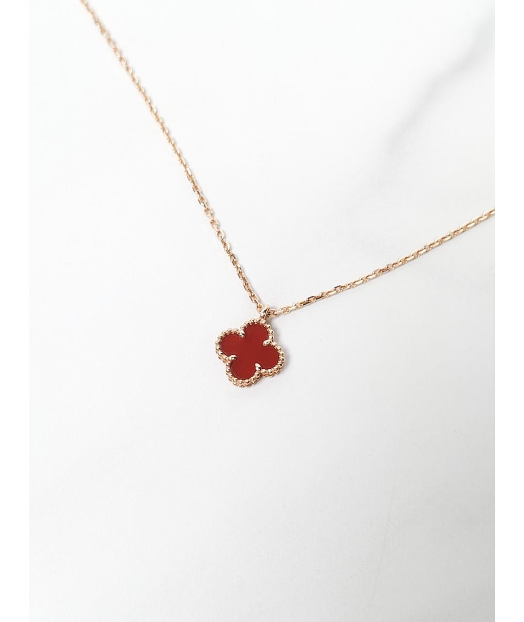VAN CLEEF & ARPELS Красная подвеска из розового золота, фото 4