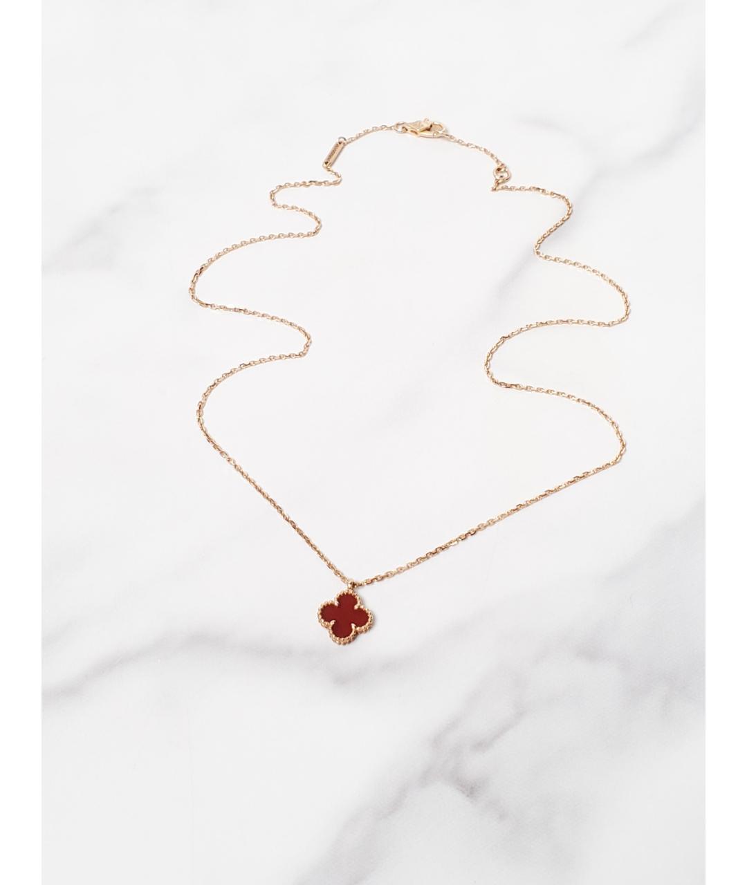 VAN CLEEF & ARPELS Красная подвеска из розового золота, фото 3