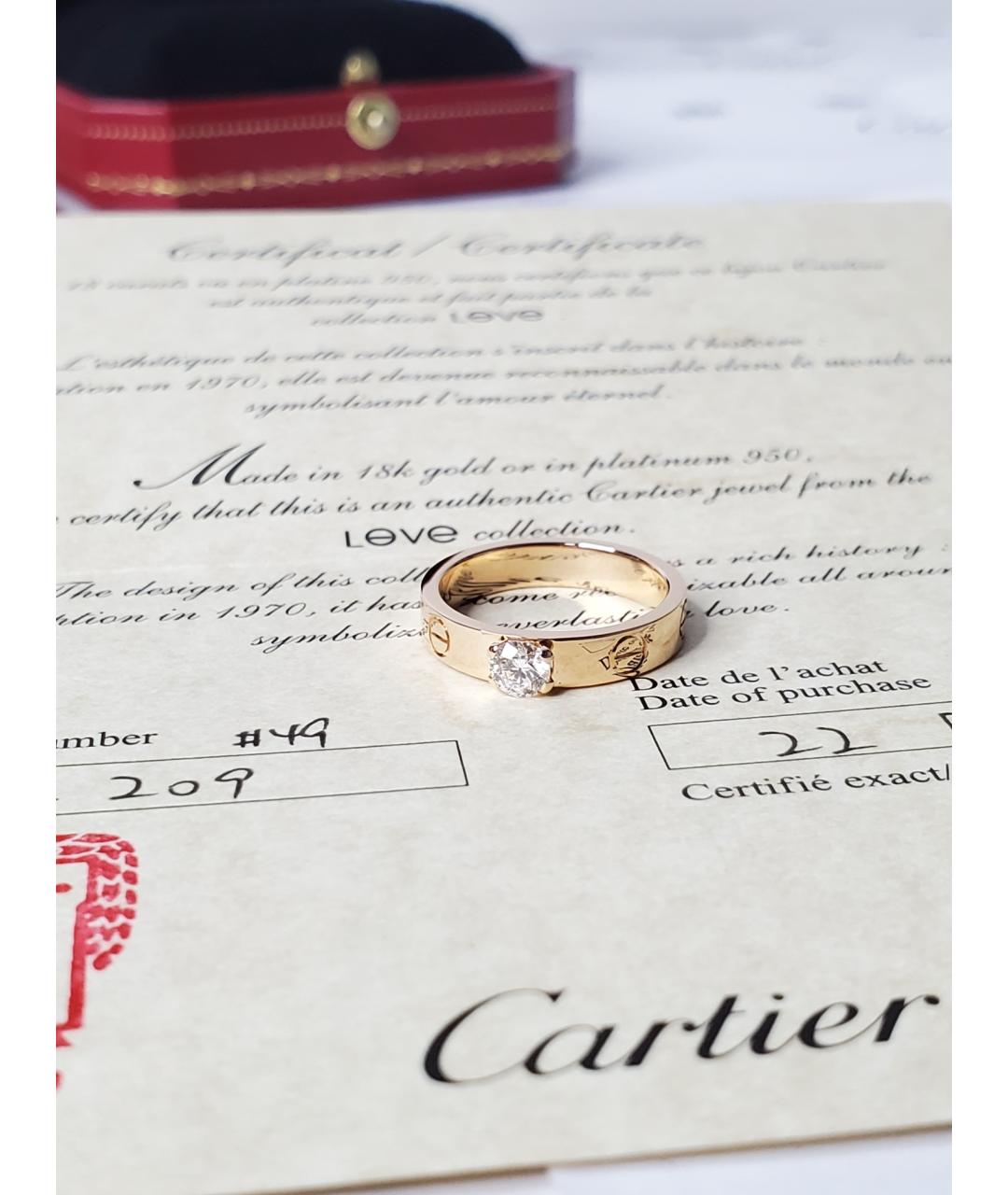 CARTIER Золотое кольцо из розового золота, фото 4