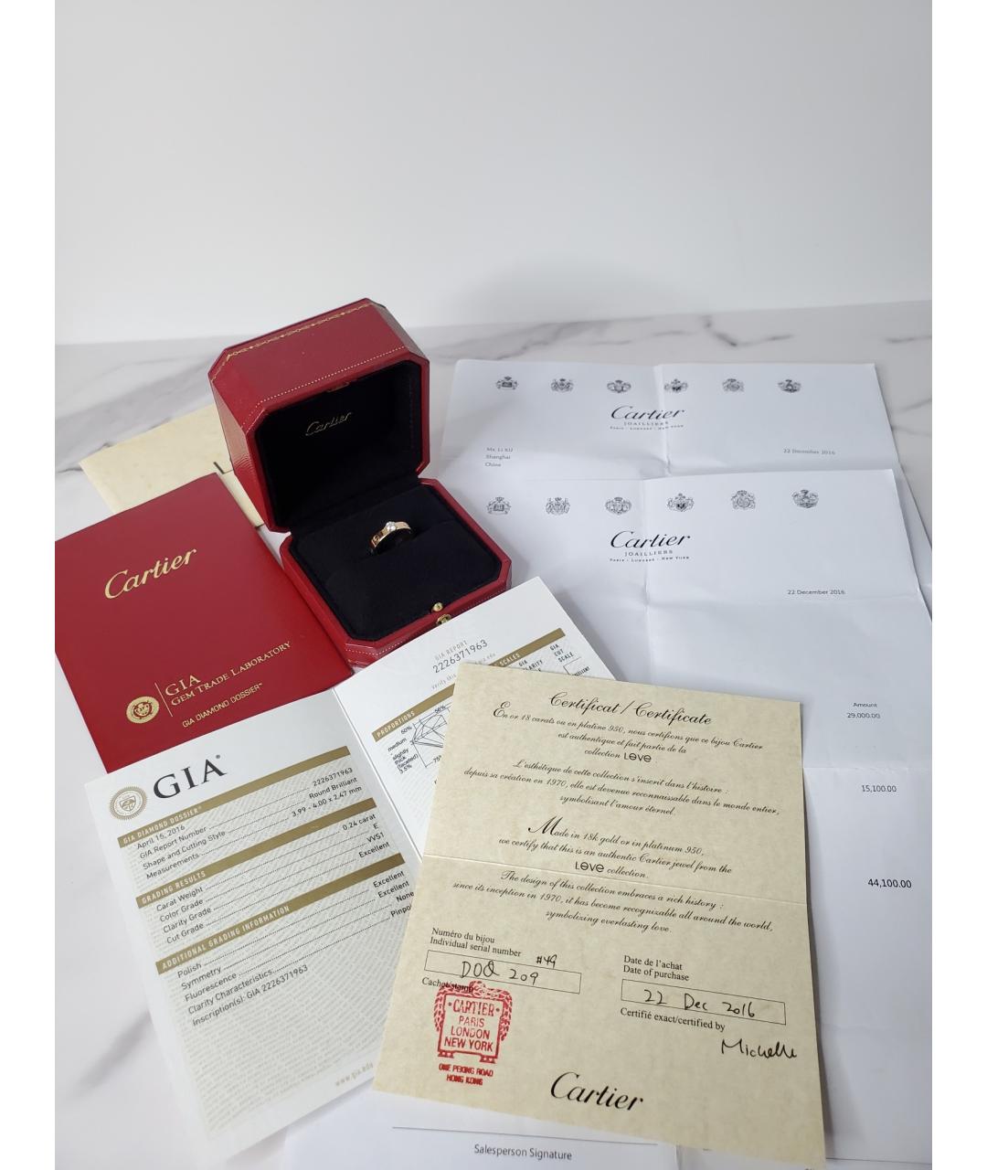 CARTIER Золотое кольцо из розового золота, фото 2
