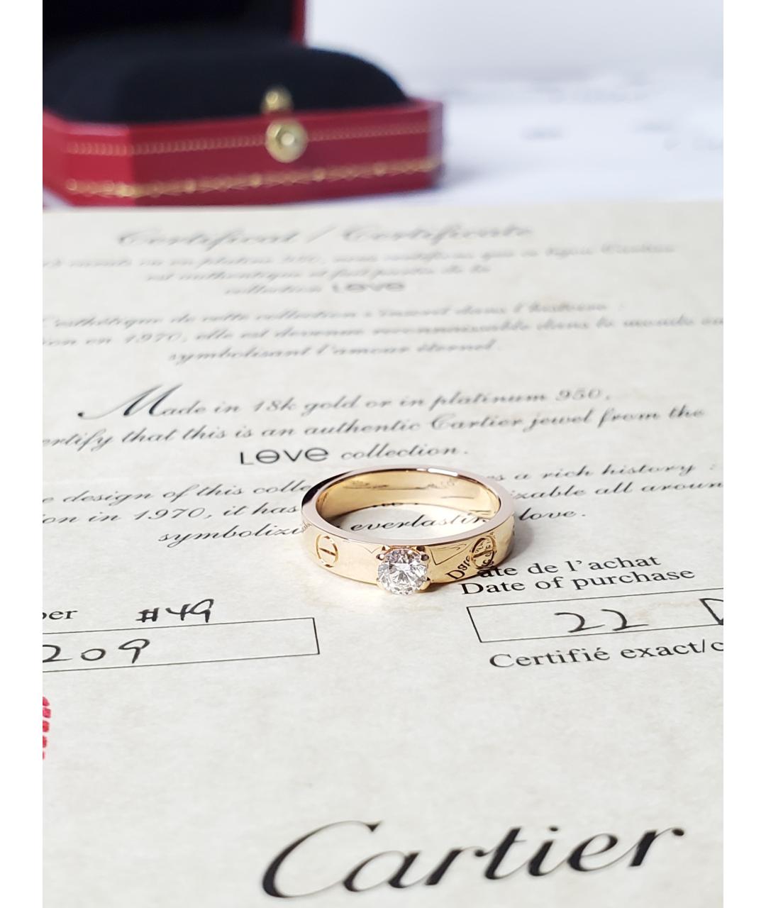 CARTIER Золотое кольцо из розового золота, фото 3
