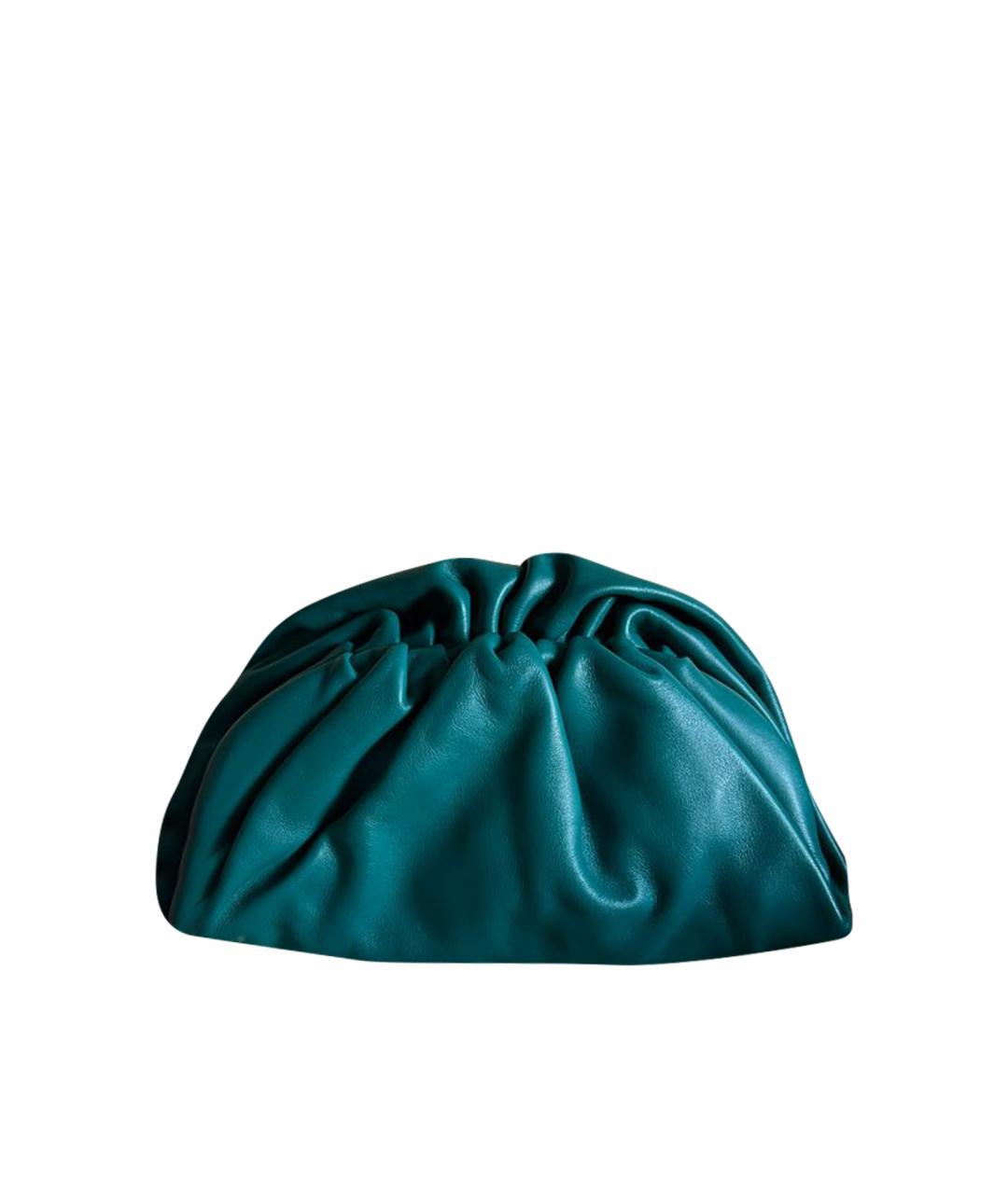 BOTTEGA VENETA Зеленая кожаная сумка через плечо, фото 1