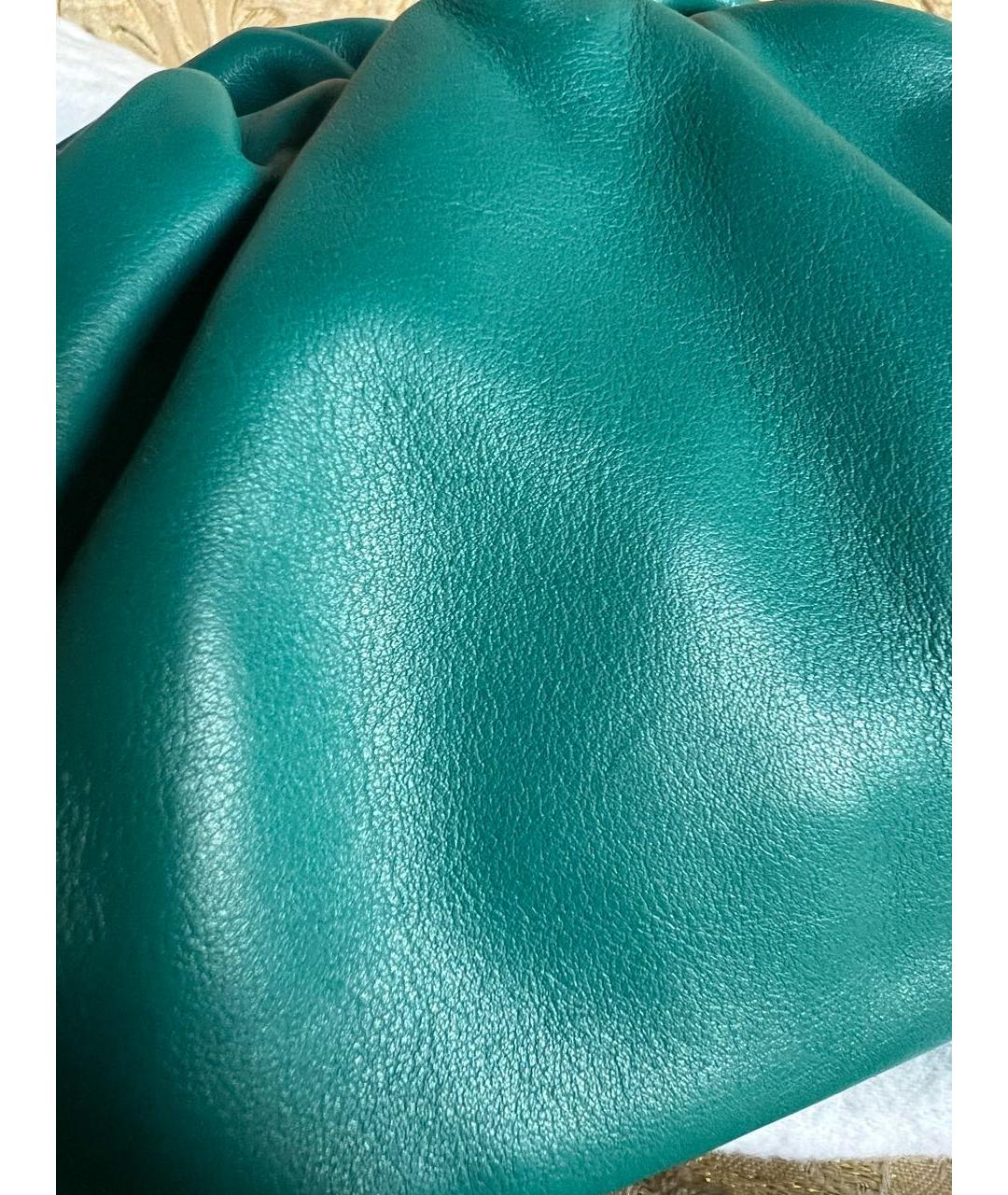 BOTTEGA VENETA Зеленая кожаная сумка через плечо, фото 3