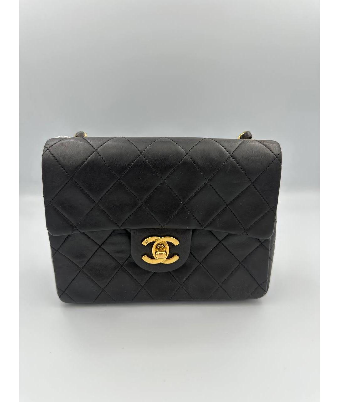 CHANEL Коричневая кожаная сумка через плечо, фото 9