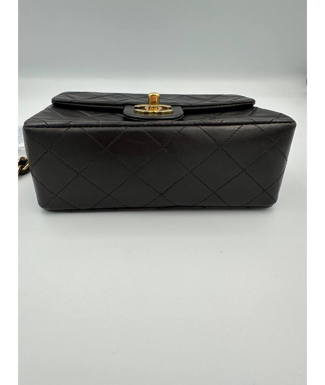 CHANEL Коричневая кожаная сумка через плечо, фото 3