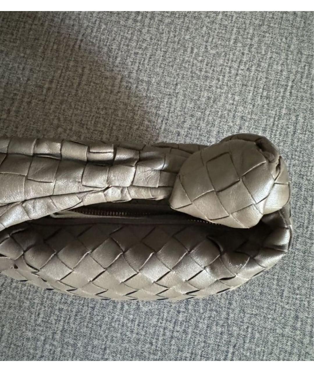 BOTTEGA VENETA Черная кожаная сумка с короткими ручками, фото 3