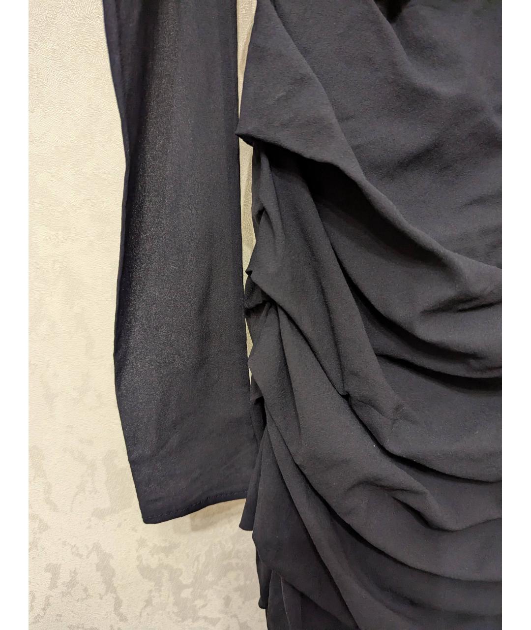 DOLCE&GABBANA Черное шелковое вечернее платье, фото 6