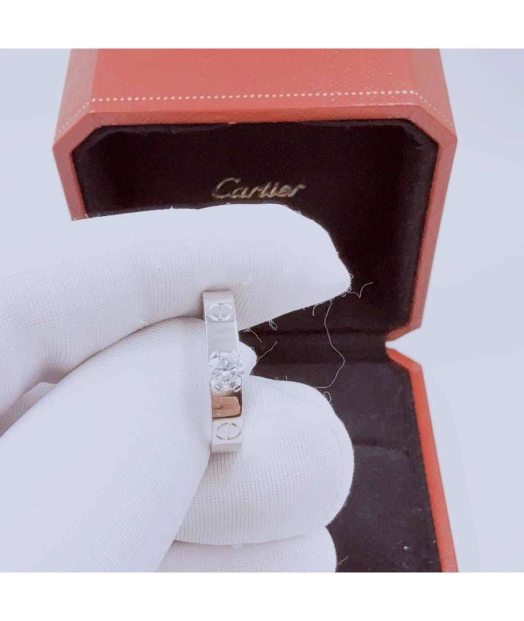 CARTIER Белое кольцо из белого золота, фото 3