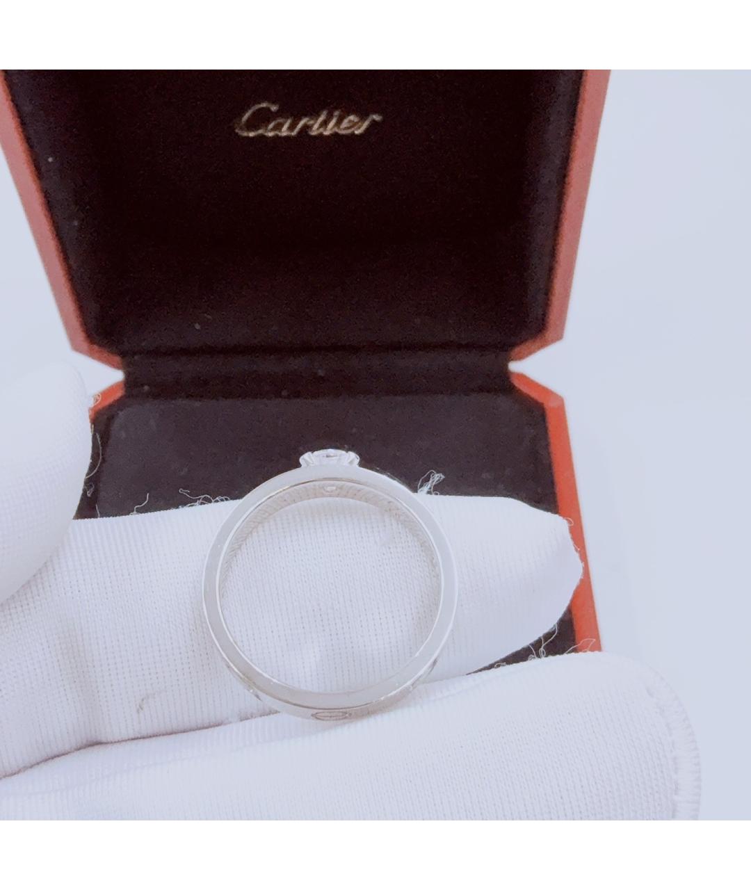 CARTIER Белое кольцо из белого золота, фото 6