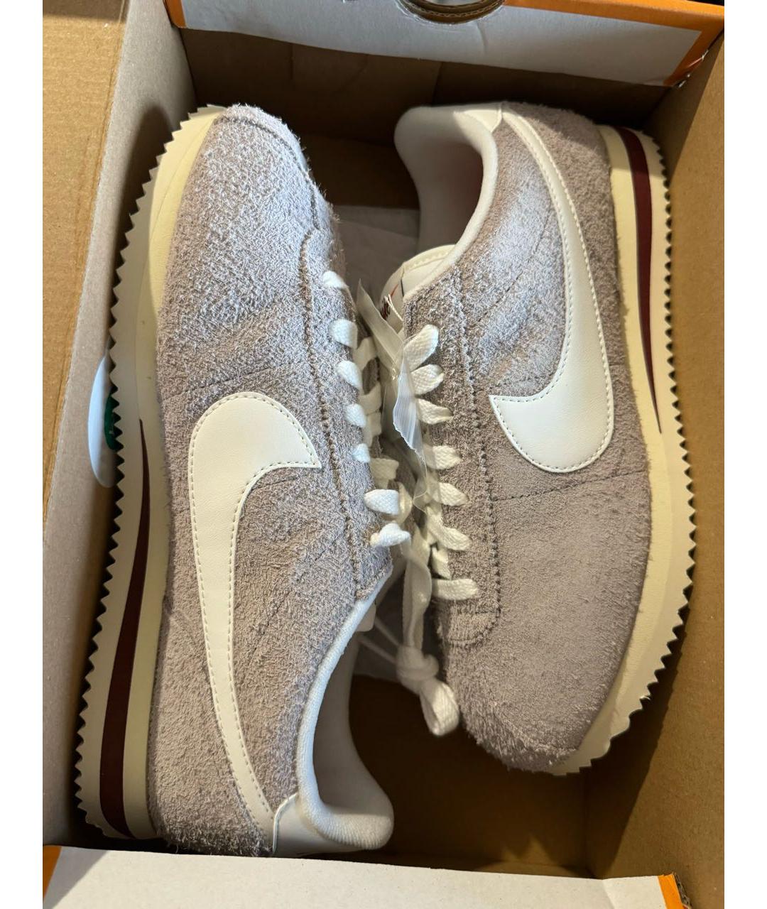 NIKE Серые замшевые кроссовки, фото 2