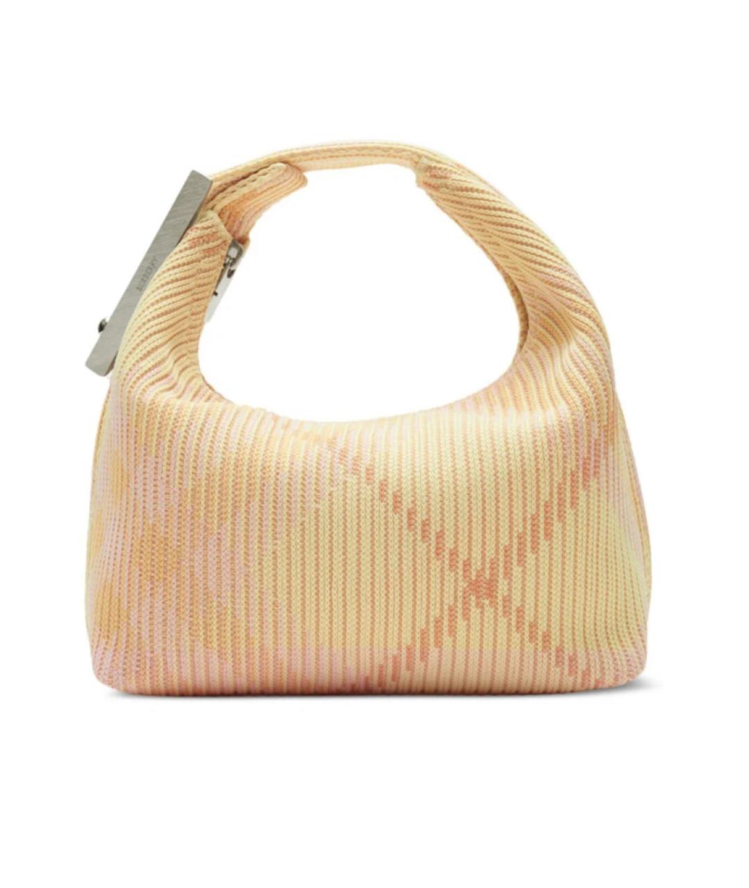BURBERRY Коралловая сумка с короткими ручками, фото 8