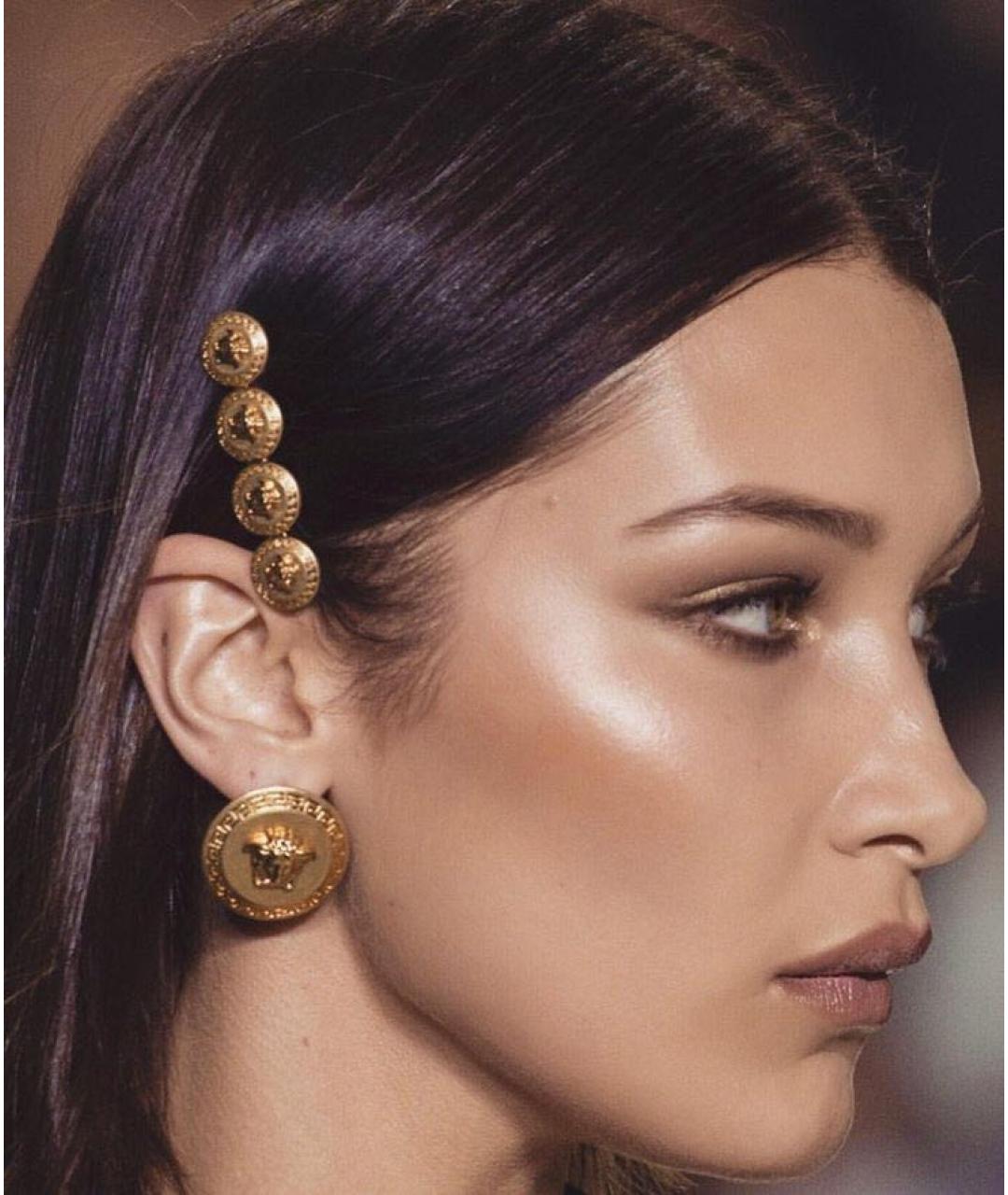 VERSACE Золотая заколка, фото 6