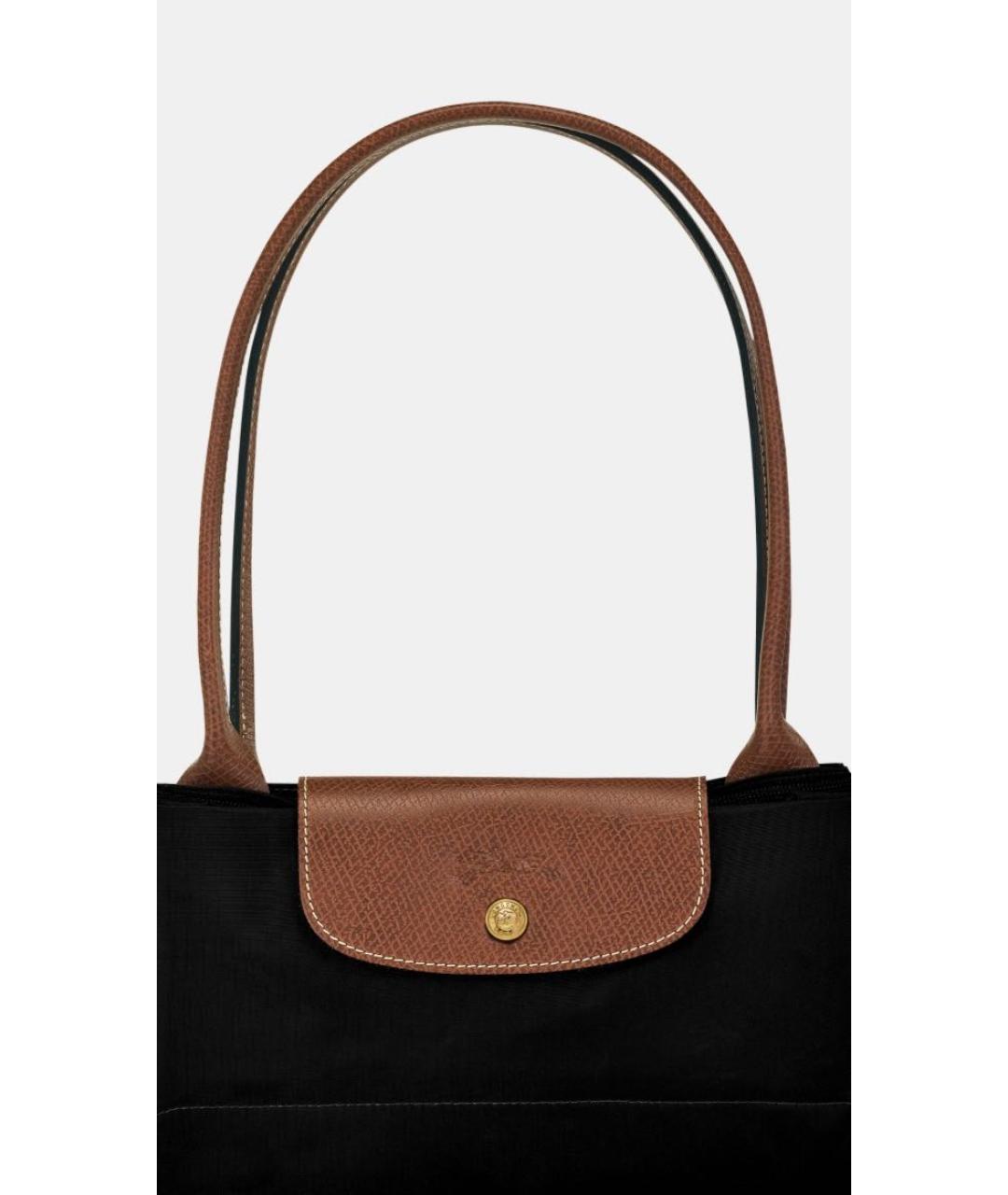 LONGCHAMP Черная сумка тоут, фото 5