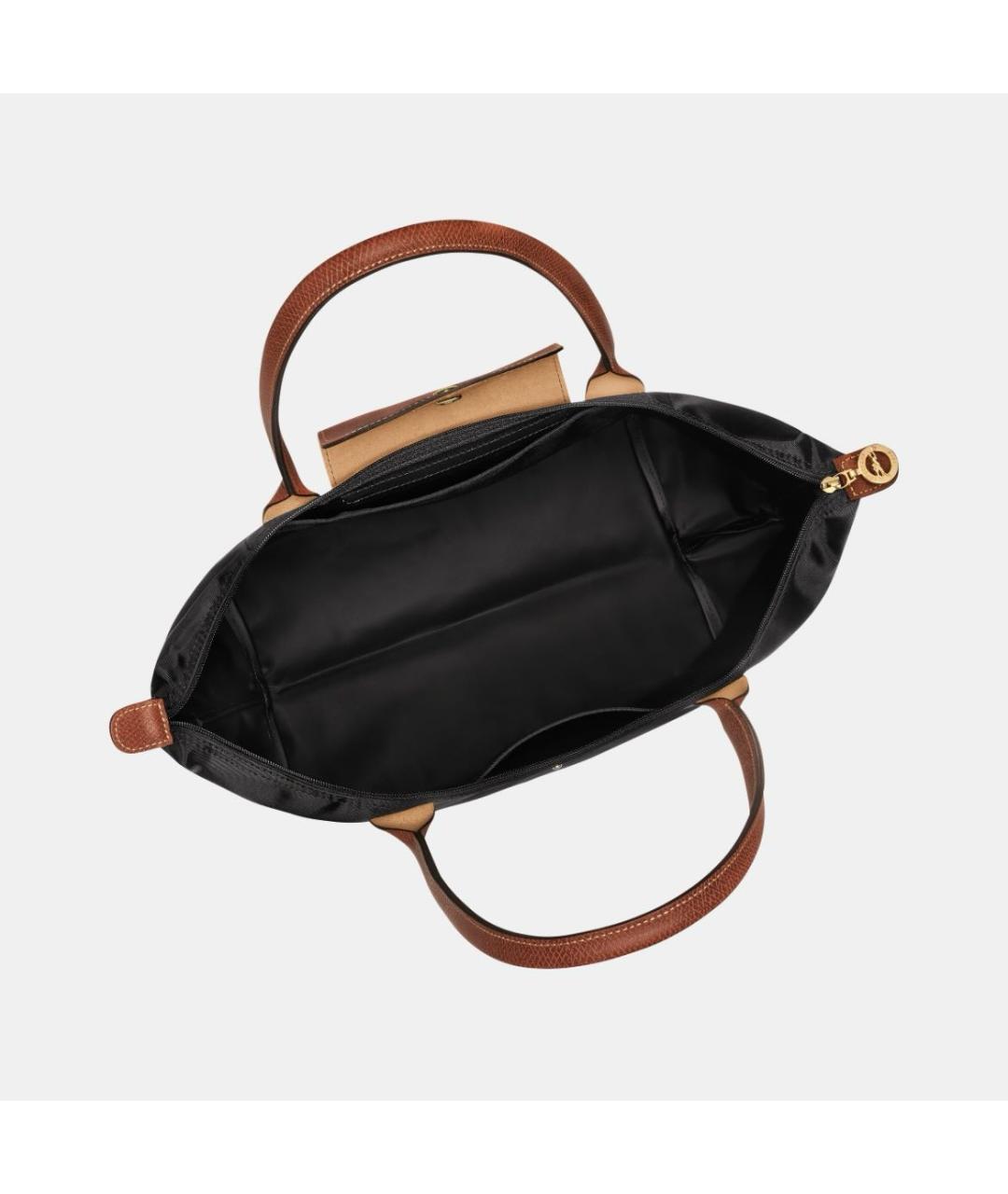 LONGCHAMP Черная сумка тоут, фото 4