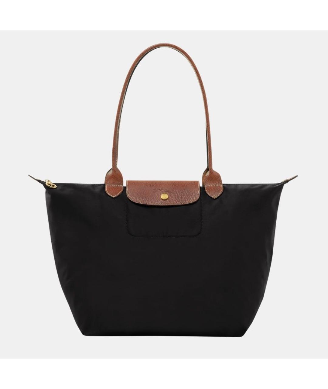 LONGCHAMP Черная сумка тоут, фото 6