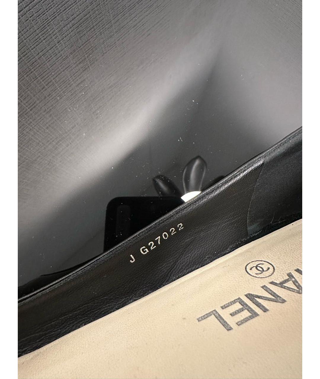 CHANEL Черные кожаные балетки, фото 6