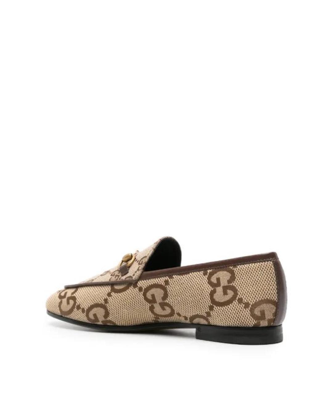 GUCCI Бежевые лоферы, фото 2