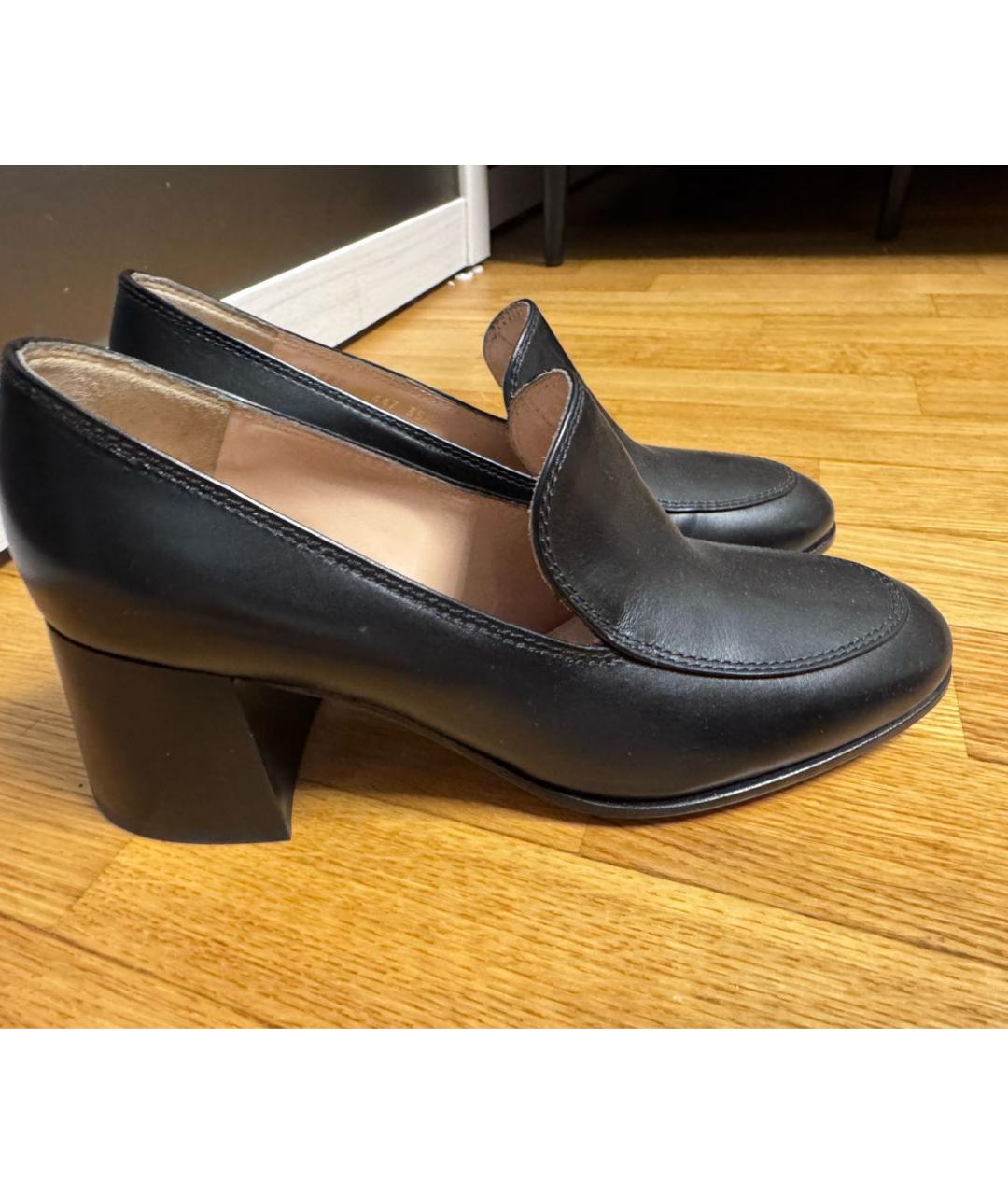 GIANVITO ROSSI Черные кожаные туфли, фото 7