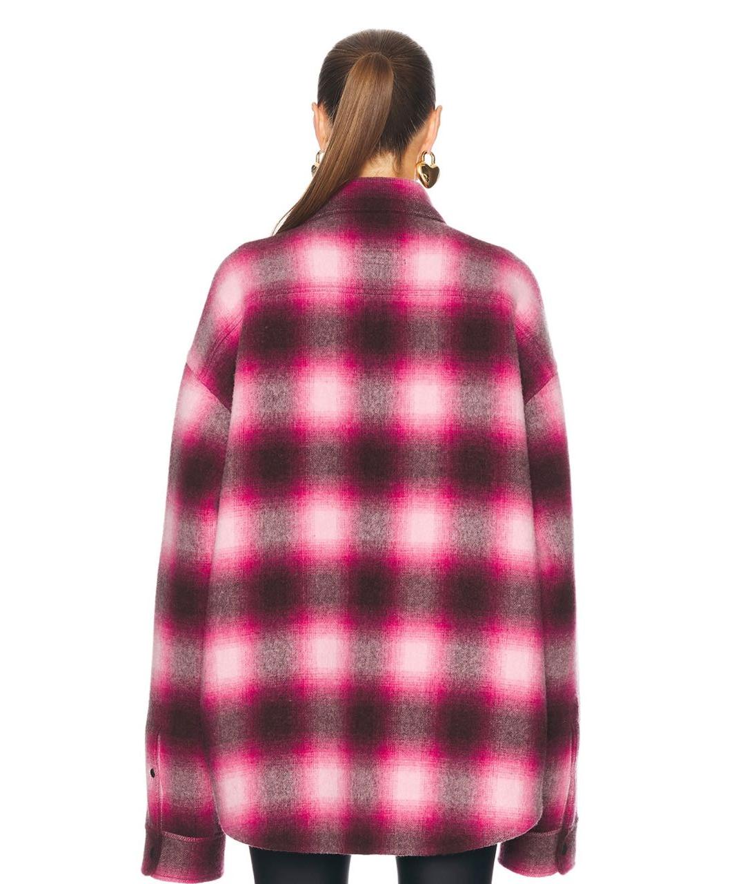 BALENCIAGA Розовая шерстяная куртка, фото 8