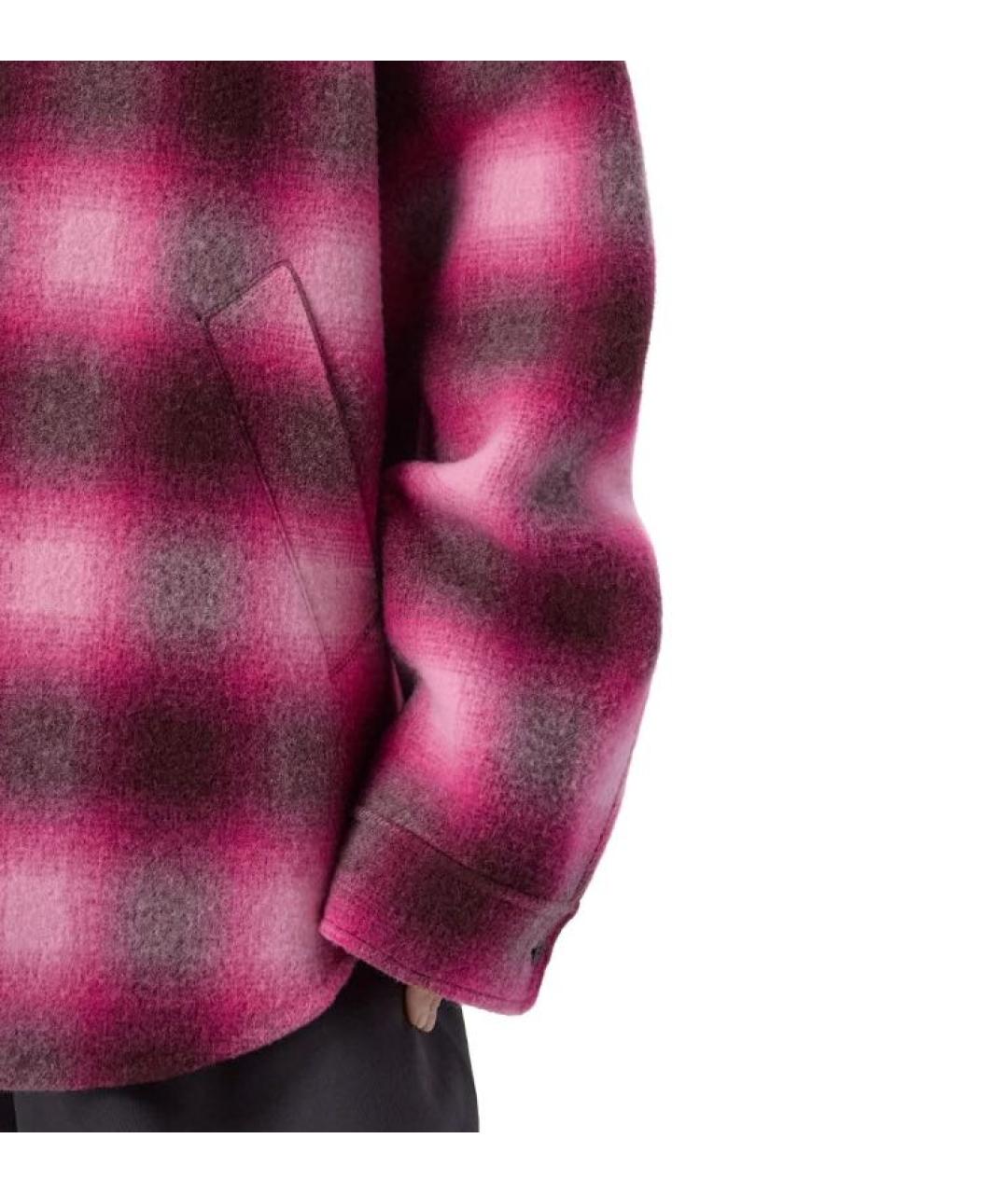 BALENCIAGA Розовая шерстяная куртка, фото 5