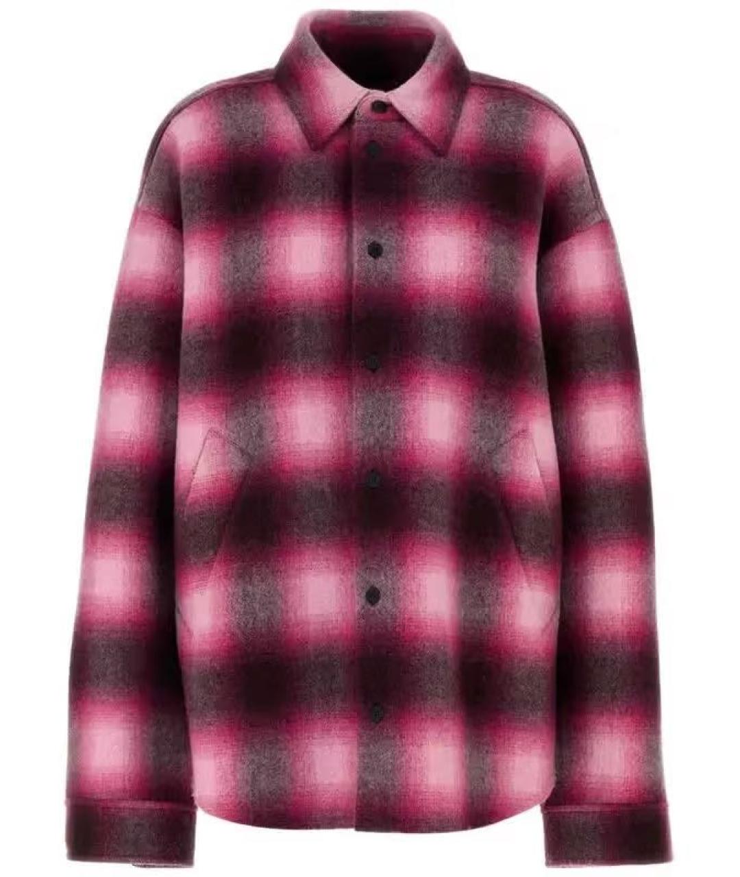 BALENCIAGA Розовая шерстяная куртка, фото 1