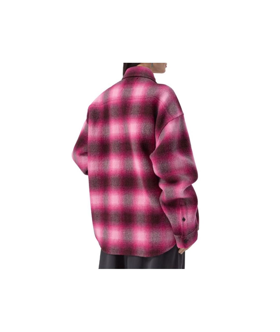 BALENCIAGA Розовая шерстяная куртка, фото 3