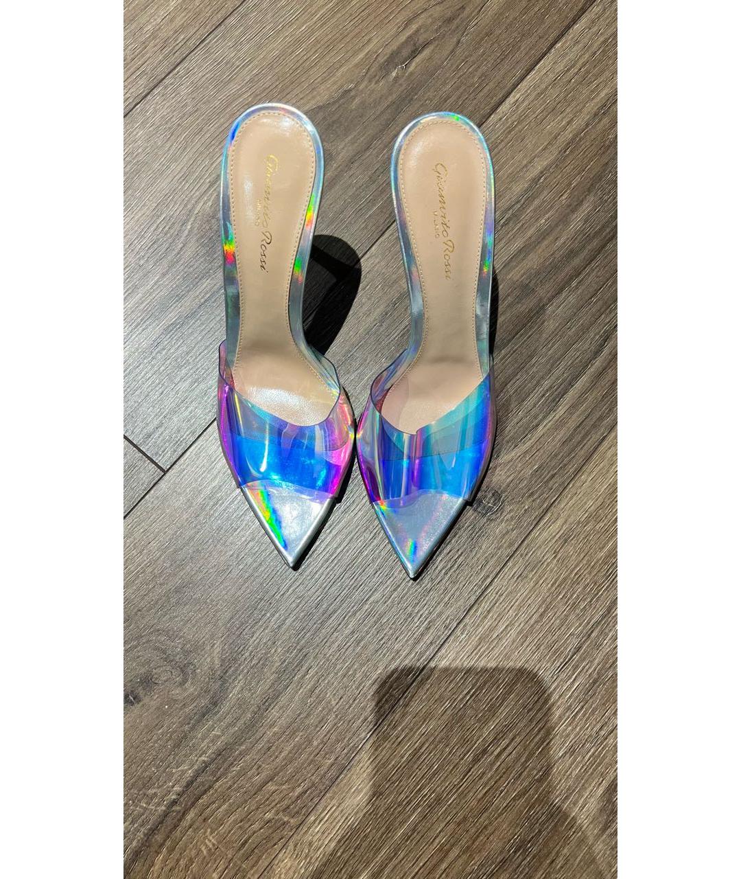 GIANVITO ROSSI Мульти резиновые босоножки, фото 2