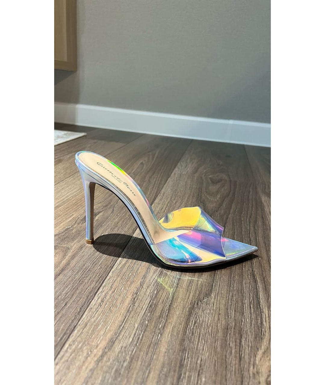 GIANVITO ROSSI Мульти резиновые босоножки, фото 6