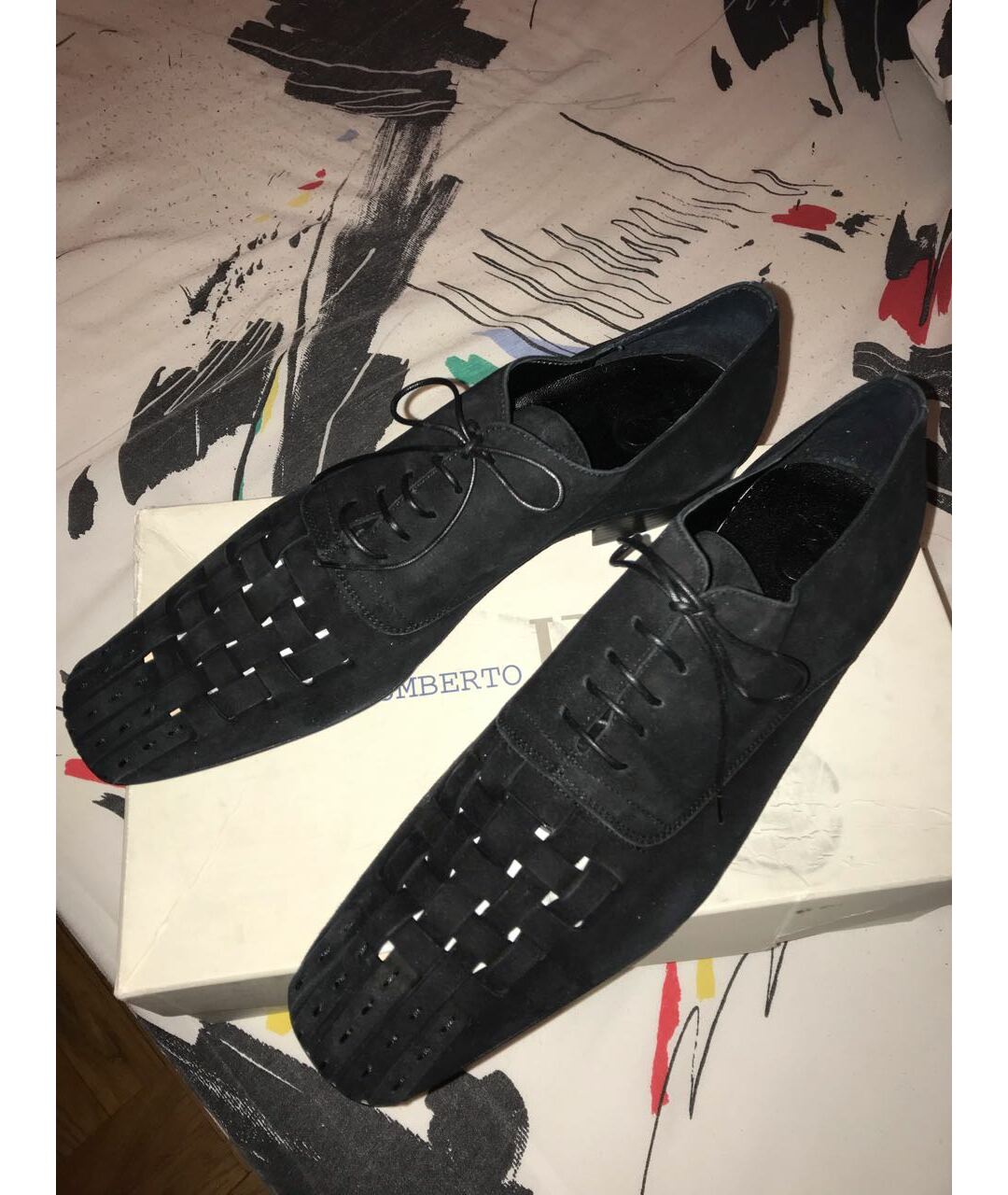 BILANCIONI Черные замшевые туфли, фото 3