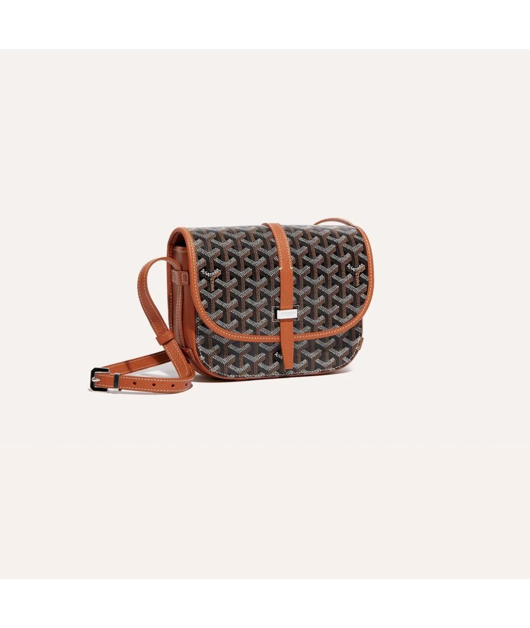 GOYARD Коричневая сумка через плечо, фото 4