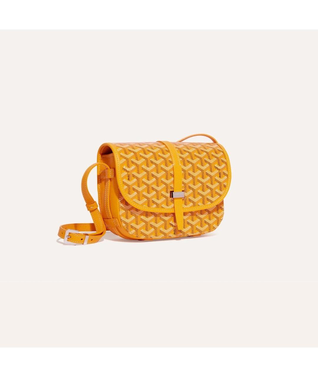 GOYARD Желтая сумка через плечо, фото 4