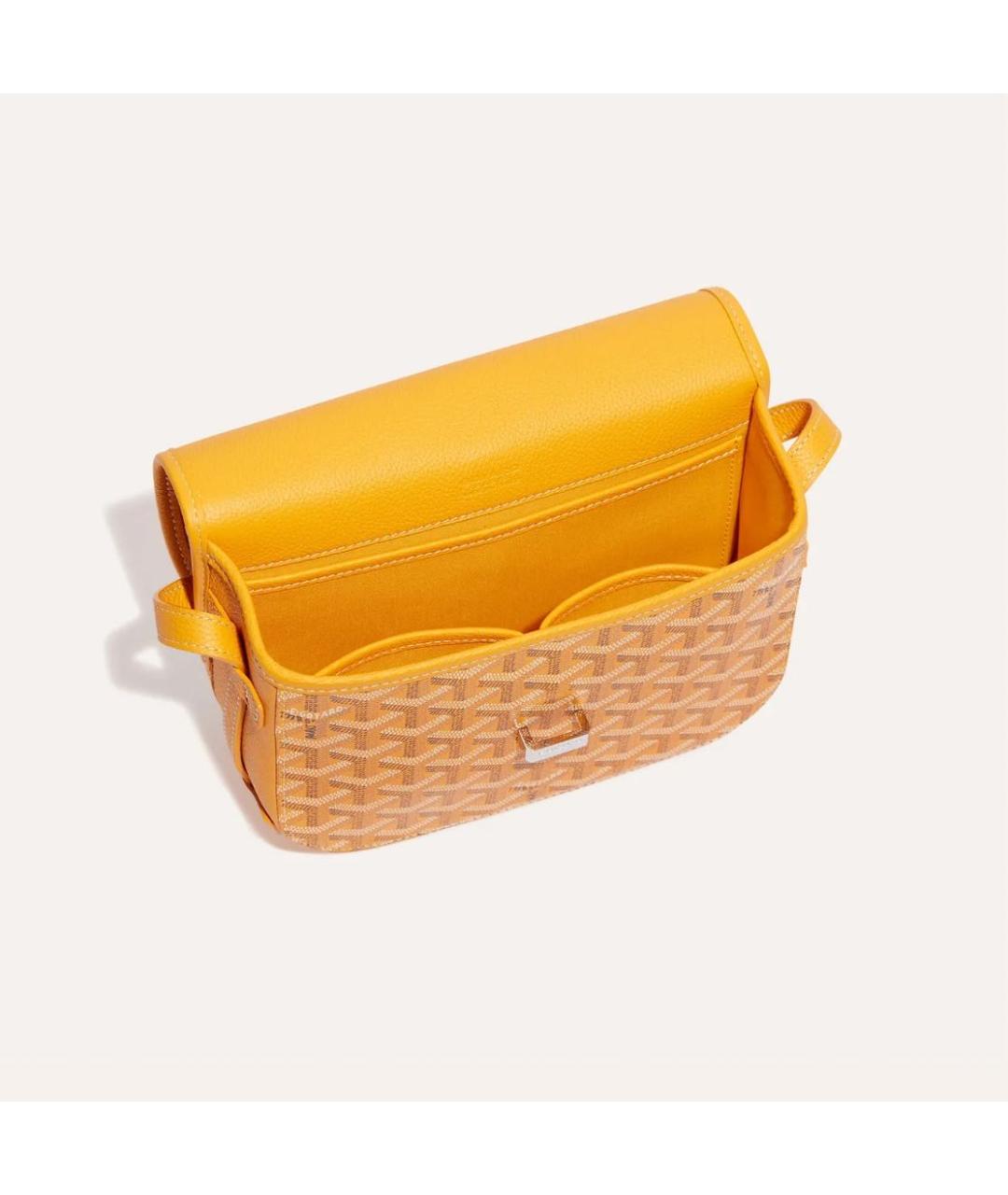 GOYARD Желтая сумка через плечо, фото 3