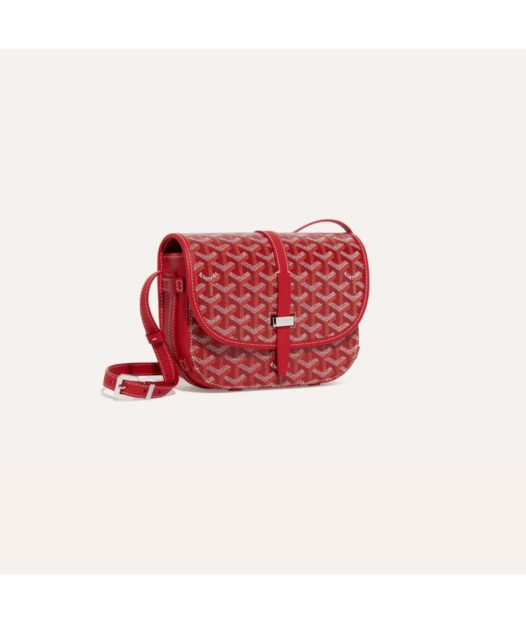 GOYARD Красная сумка через плечо, фото 4