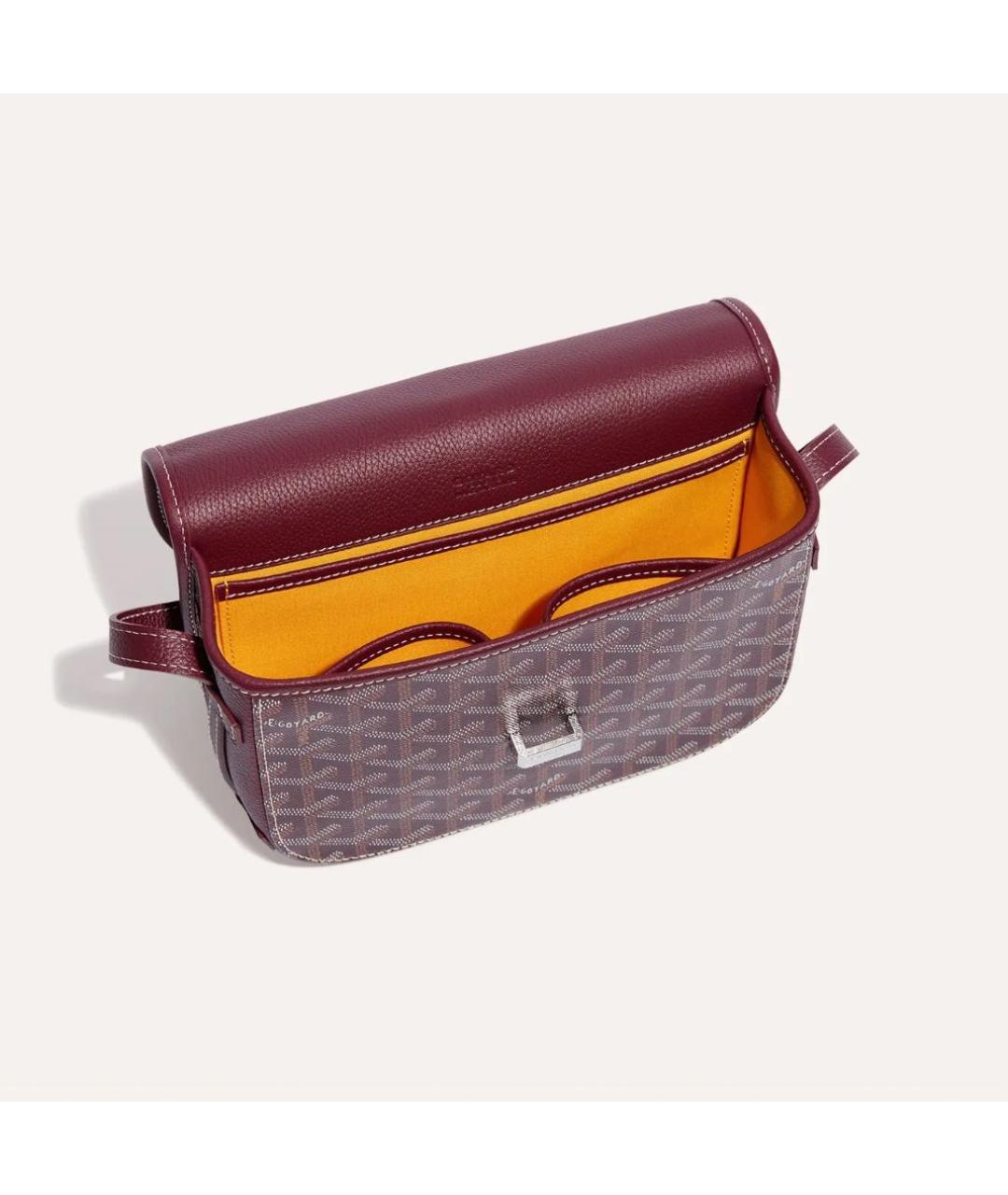 GOYARD Бордовая сумка через плечо, фото 3